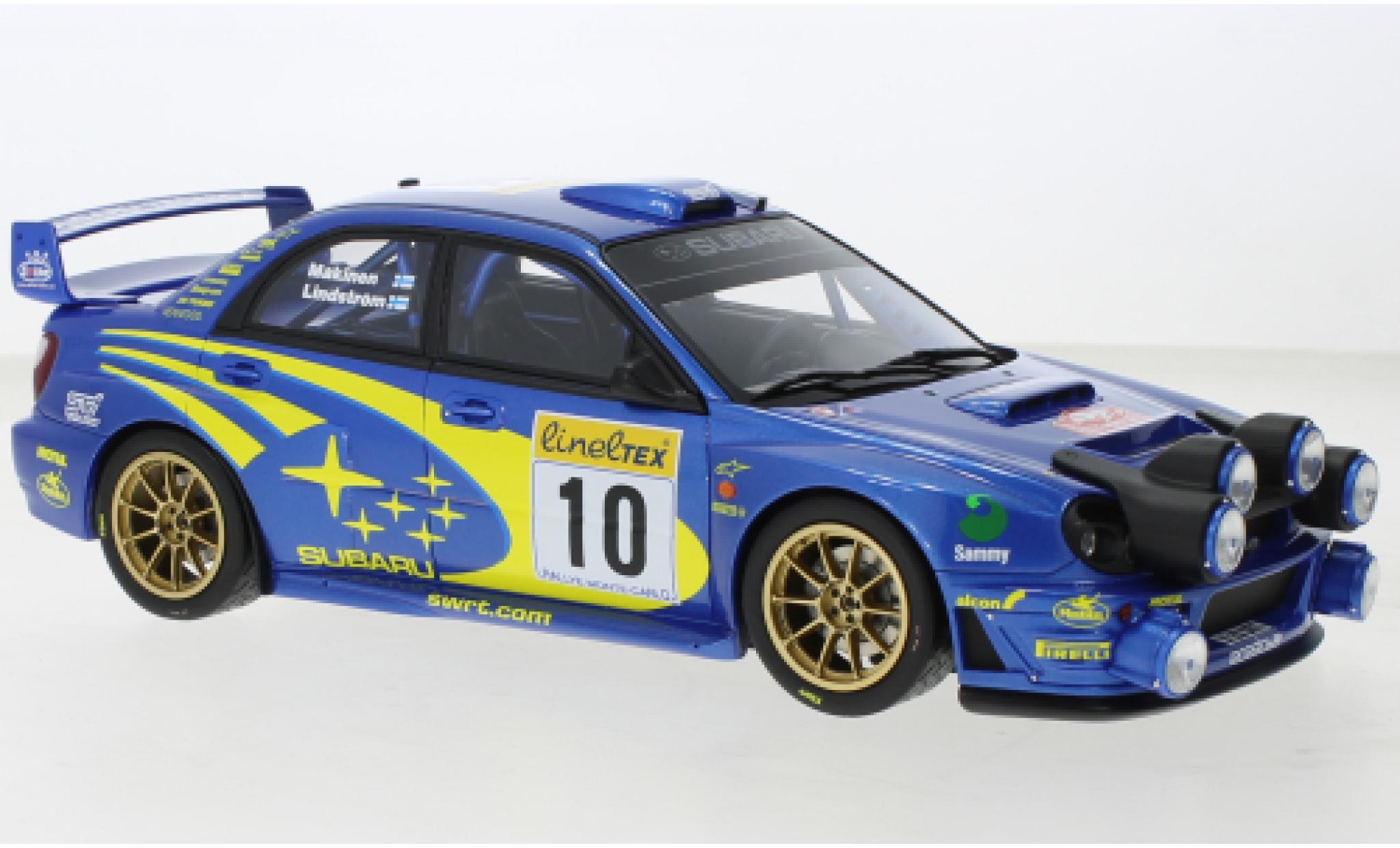 Subaru Impreza 1/18 Ottomobile S7 WRC No.10 555 WRT Rallye WM Rallye Monte Carlo 2002 modelauto
