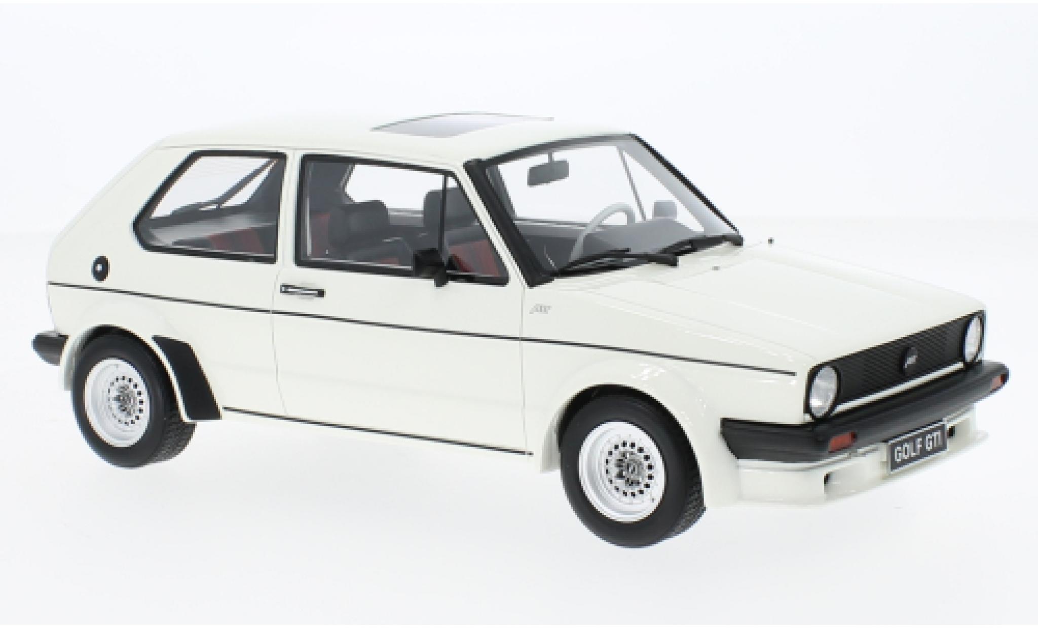 Volkswagen Golf 1/18 Ottomobile I GTI departement wit 1982 modelauto