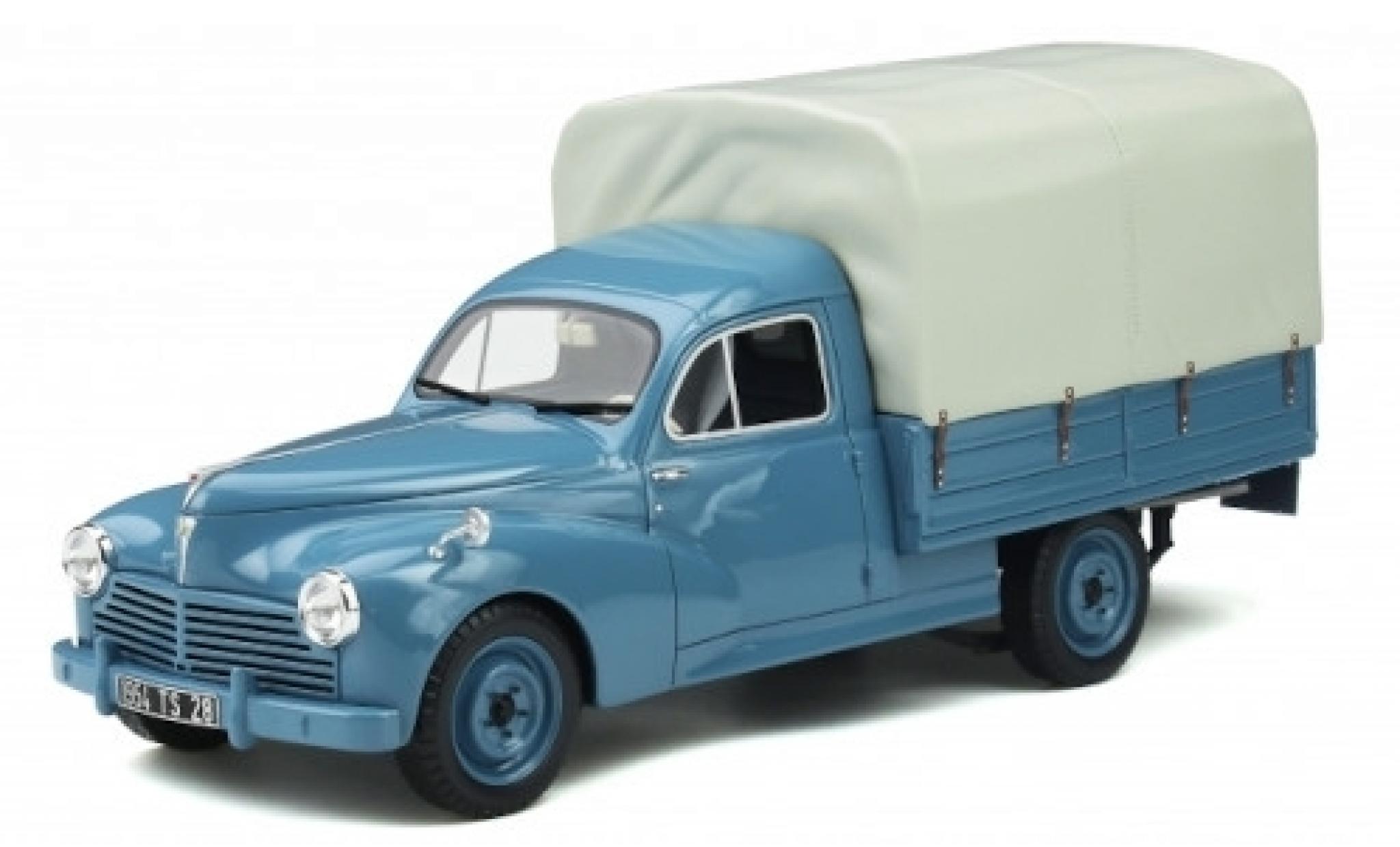 Peugeot 203 1/18 Ottomobile Pritsche blauw 1953 avec toile modelauto