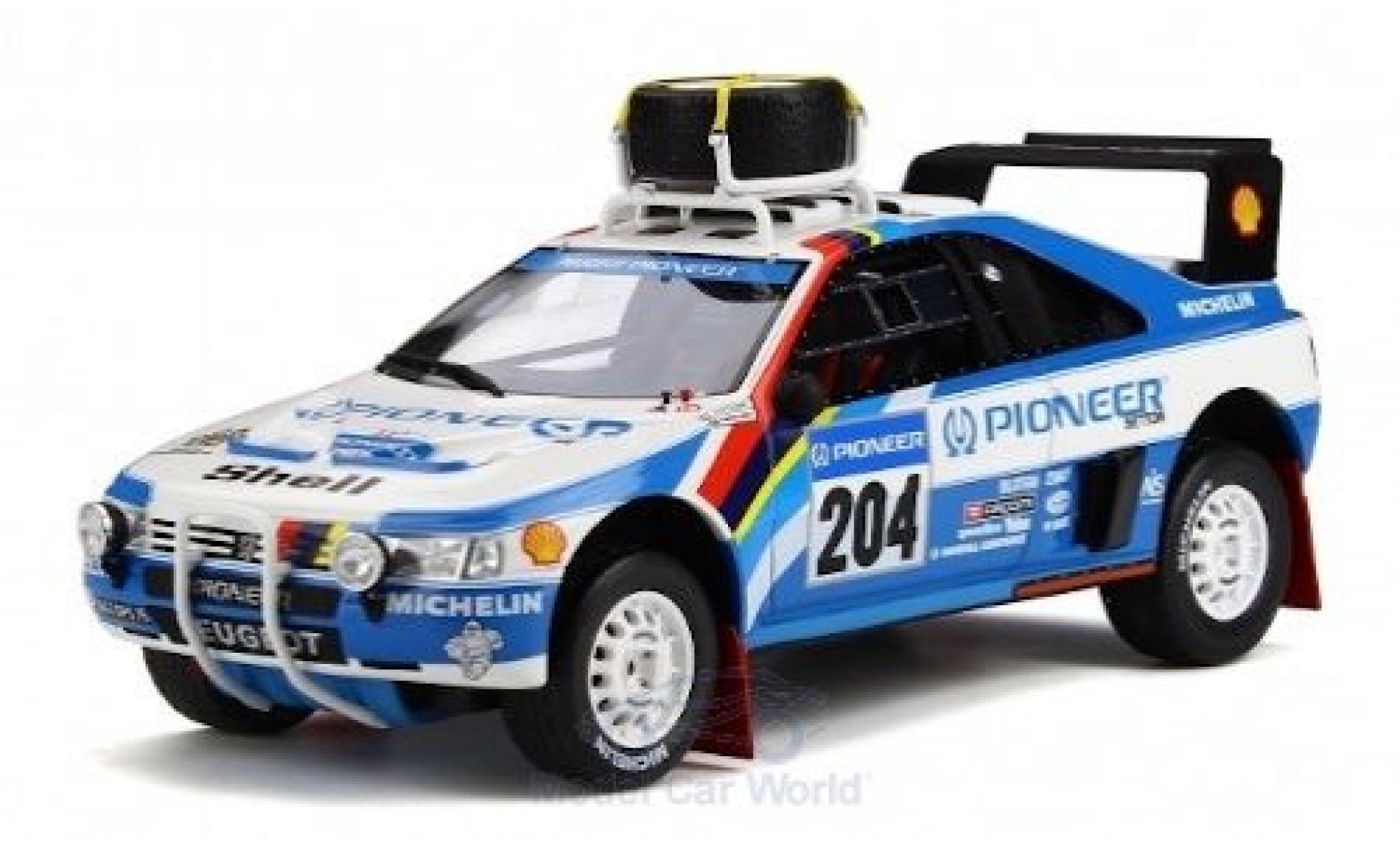 Peugeot 405 1/18 Ottomobile T16 Grand Raid No.204 Rallye Paris Dakar 1989 A.Vatanen/B.Berglund modelauto