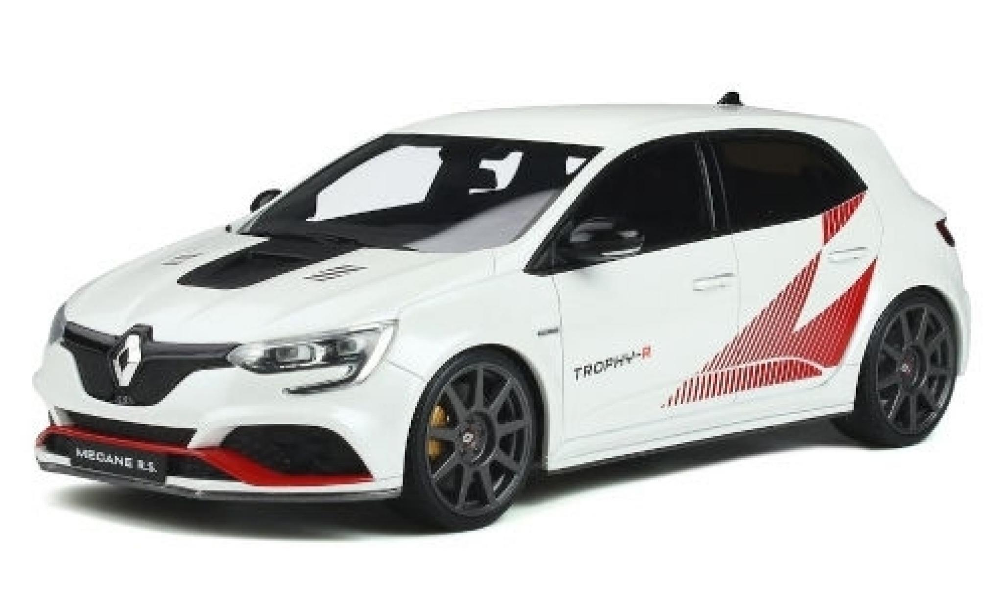 Renault Megane 1/18 Ottomobile R.S. Trophy-R Carbon-Keramik-Paket wit/Dekor 2019 modelauto