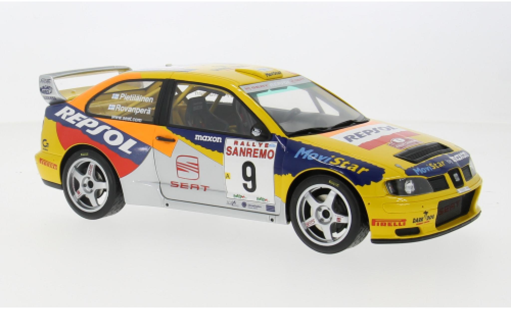 Seat Cordoba 1/18 Ottomobile WRC Evo2 Rally San Remo 1999 #9 1:18 modelauto