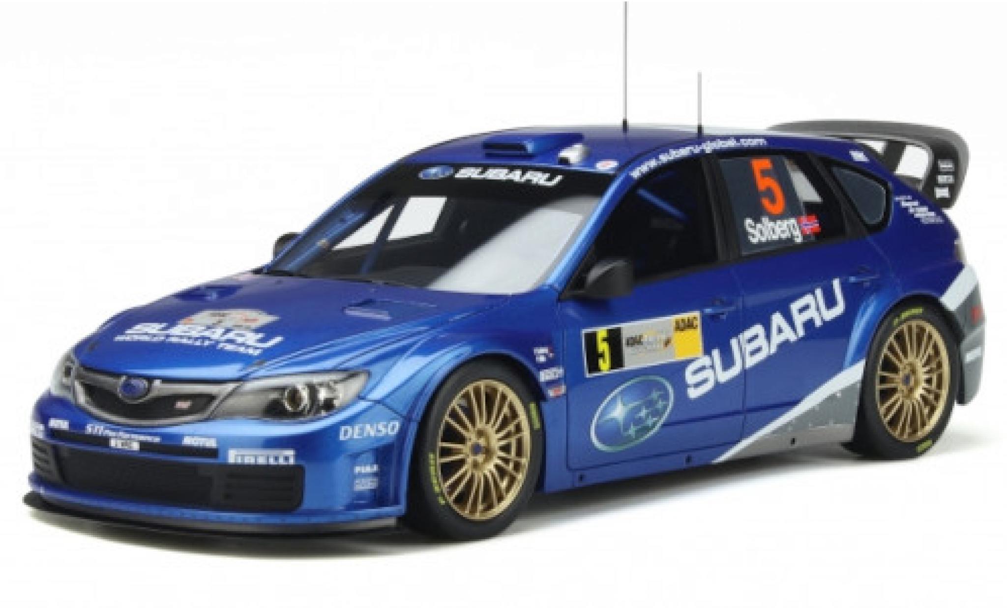 Subaru Impreza 1/18 Ottomobile (S14) WRC No.5 World Rally Team Rallye WM Rallye Deutschland 2008 P.Solberg/P.Mills modelauto