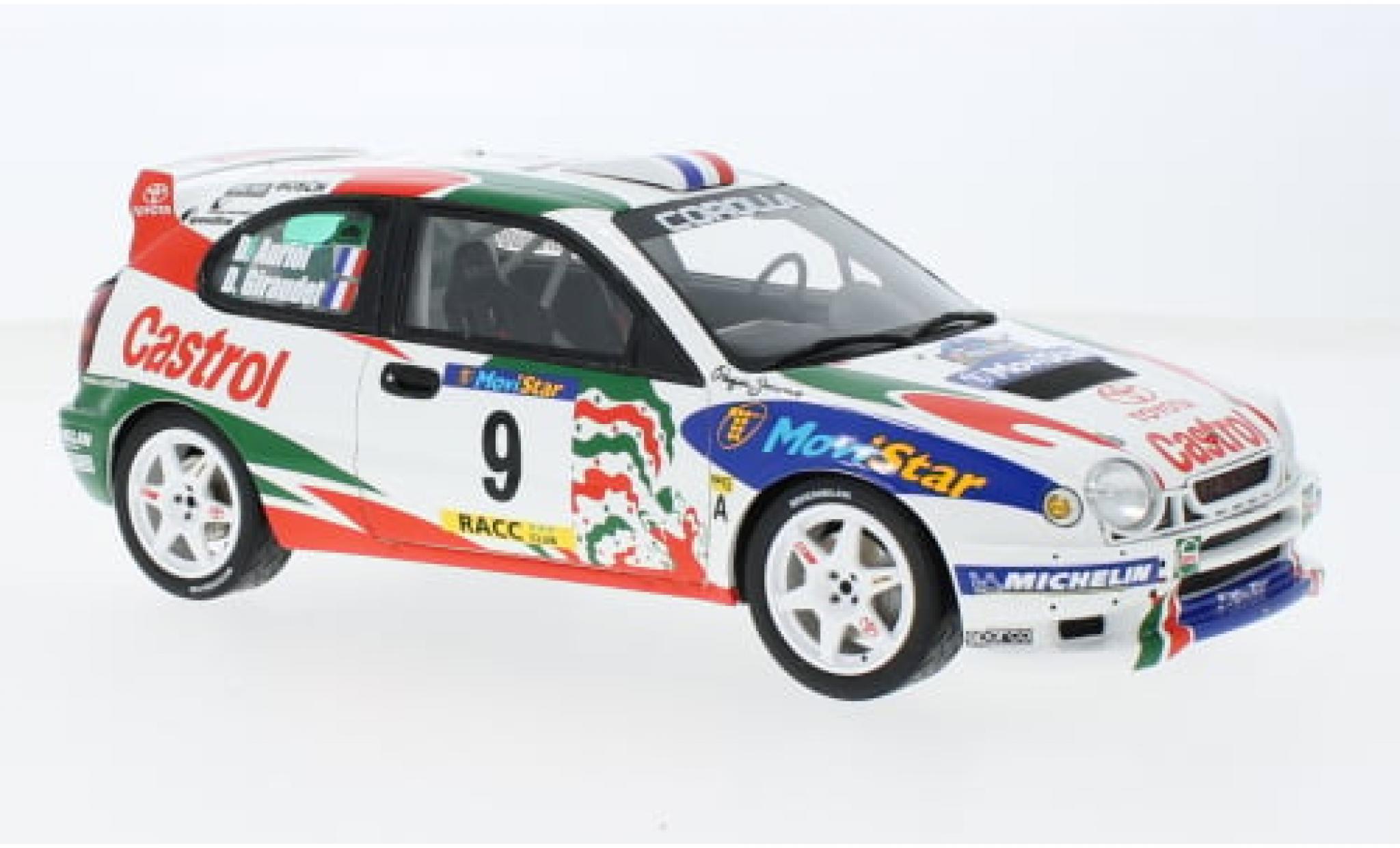 Toyota Corolla 1/18 Ottomobile WRC No.9 Team Europe Rallye WM Rallye Catalunya 1998 1:18 modelauto