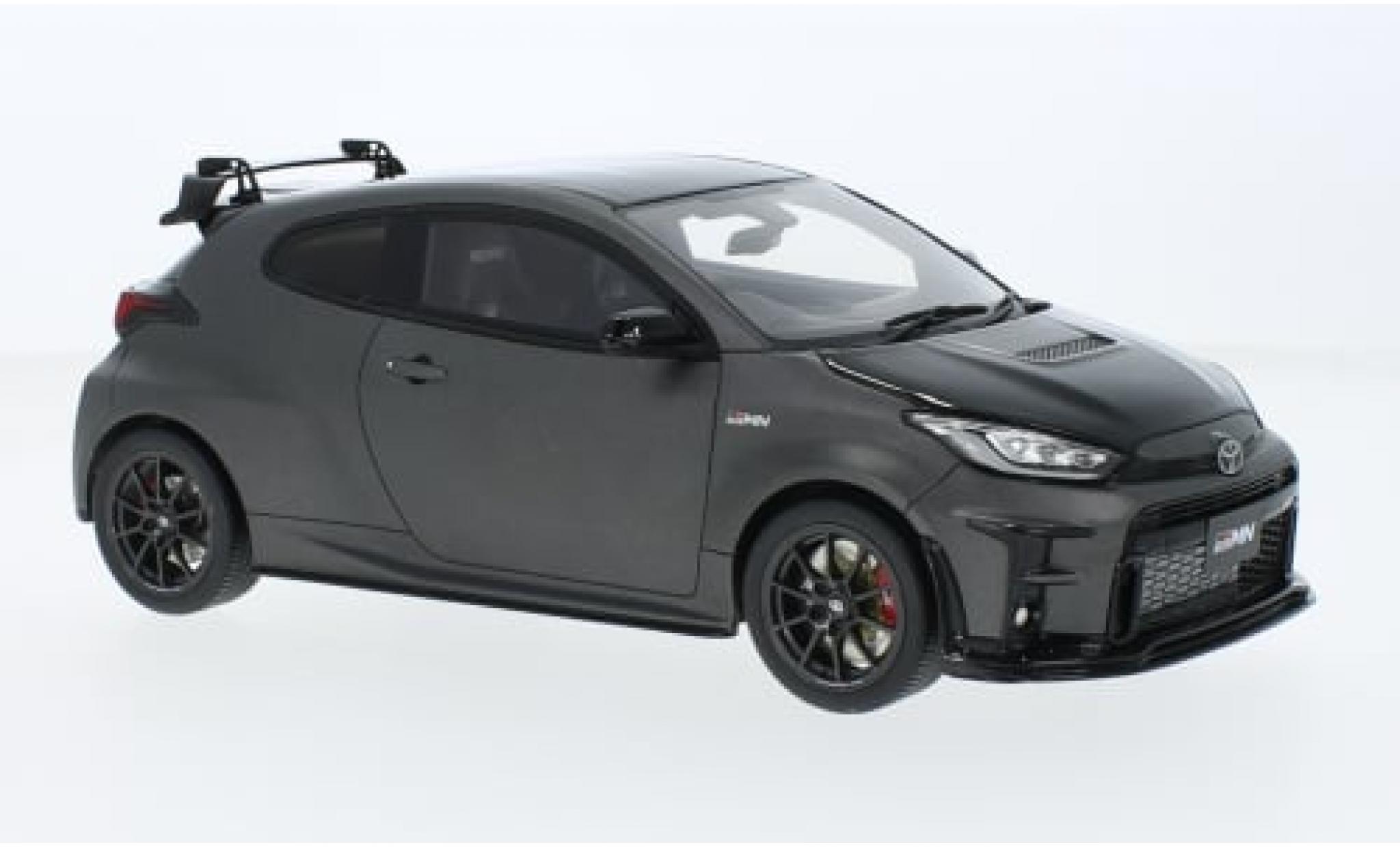Toyota Yaris 1/18 Ottomobile GR matt-zwart 2022 1:18 modelauto