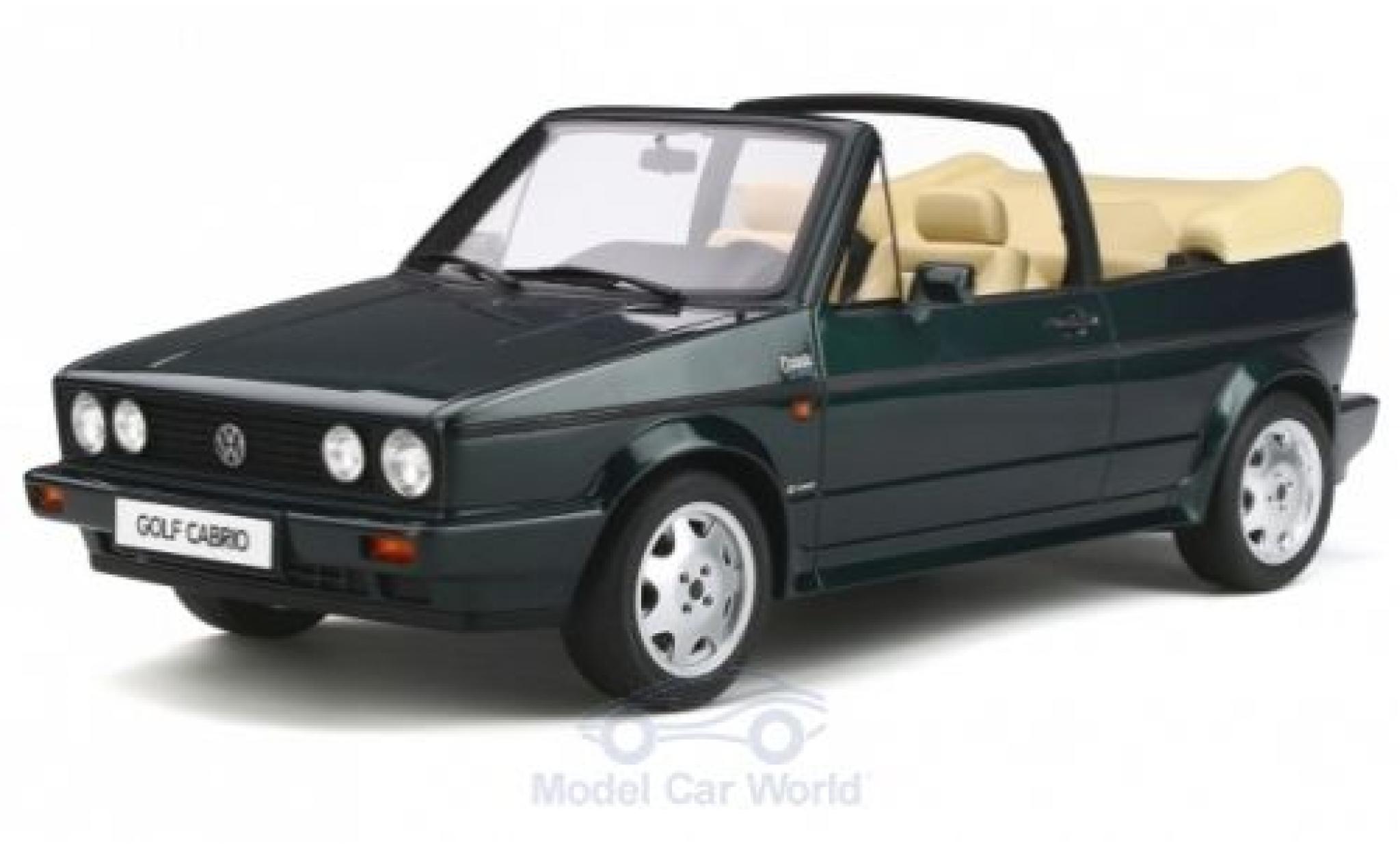 Volkswagen Golf 1/12 Ottomobile I Cabriolet Classic Line metallic groen 1992 modelauto