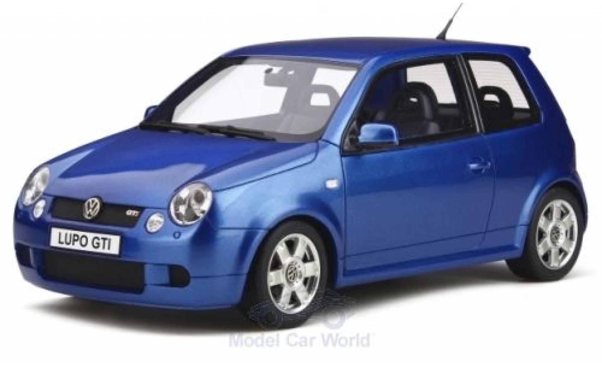 Volkswagen Lupo 1/18 Ottomobile GTI metallic blauw 2000 modelauto