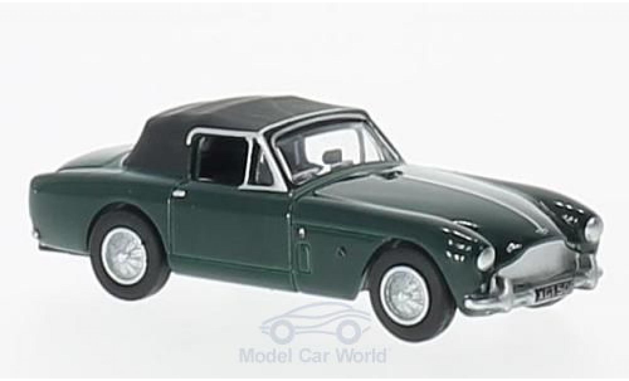 Aston Martin DB2 1/76 Oxford MKIII DHC groen/zwart modelauto