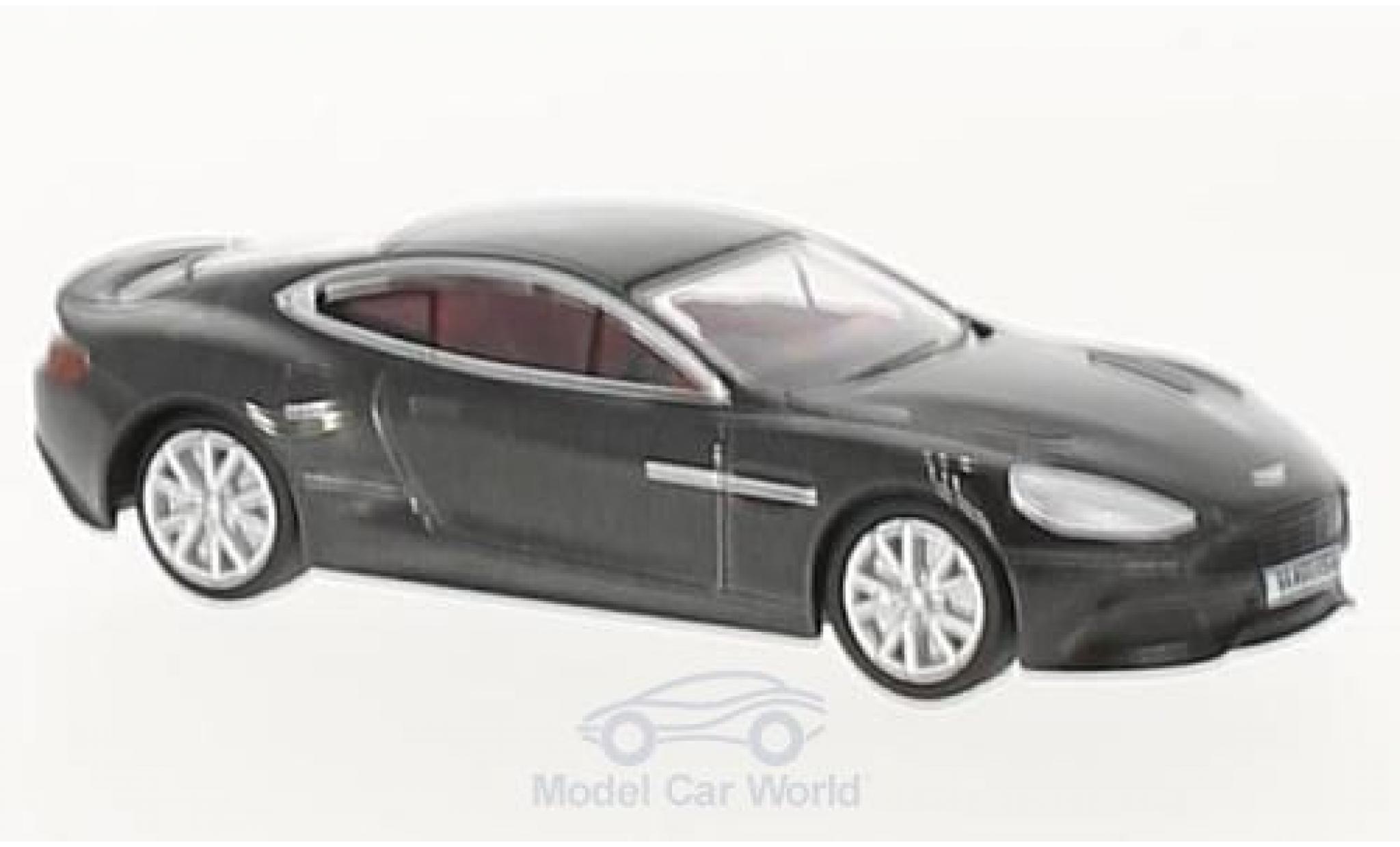 Aston Martin Vanquish 1/76 Oxford metallic grijs modelauto