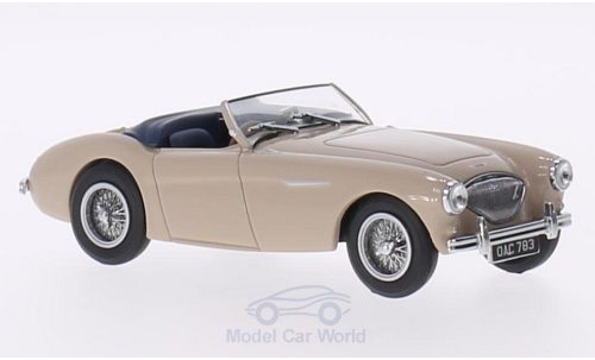 Austin Healey 100 1/43 Oxford BN1 beige RHD modelauto