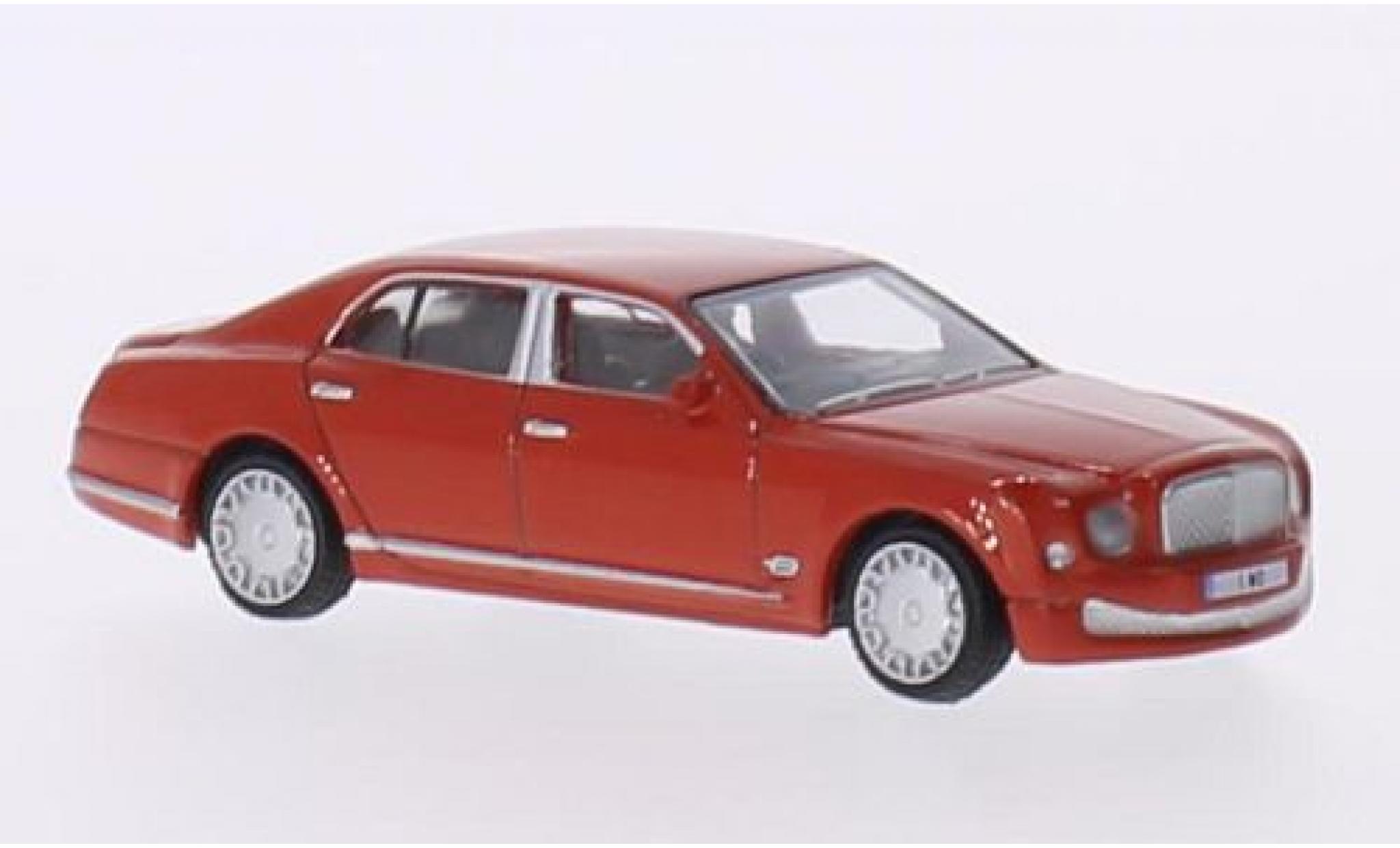 Bentley Mulsanne 1/76 Oxford rood RHD modelauto