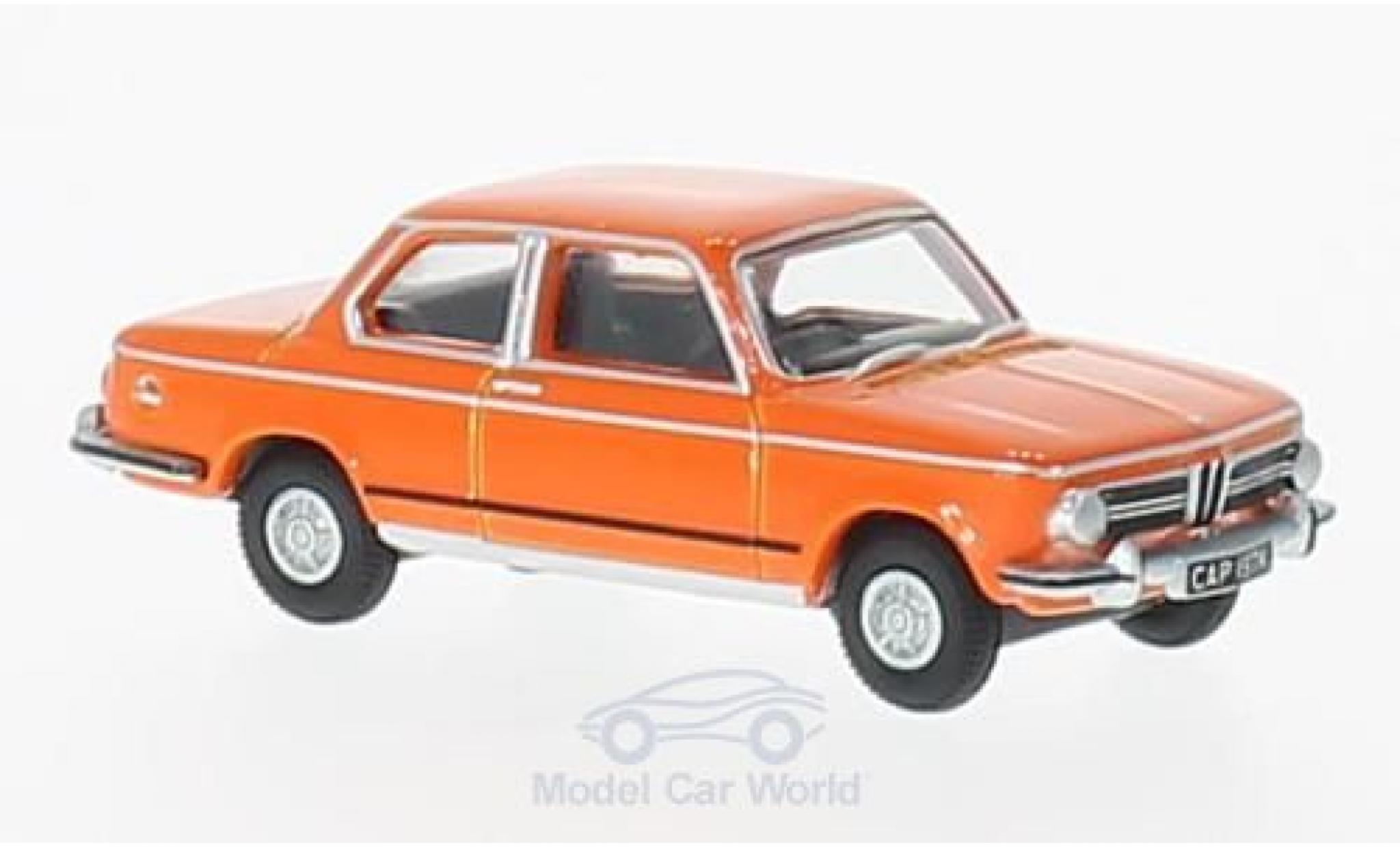 Bmw 2002 1/76 Oxford oranje RHD modelauto