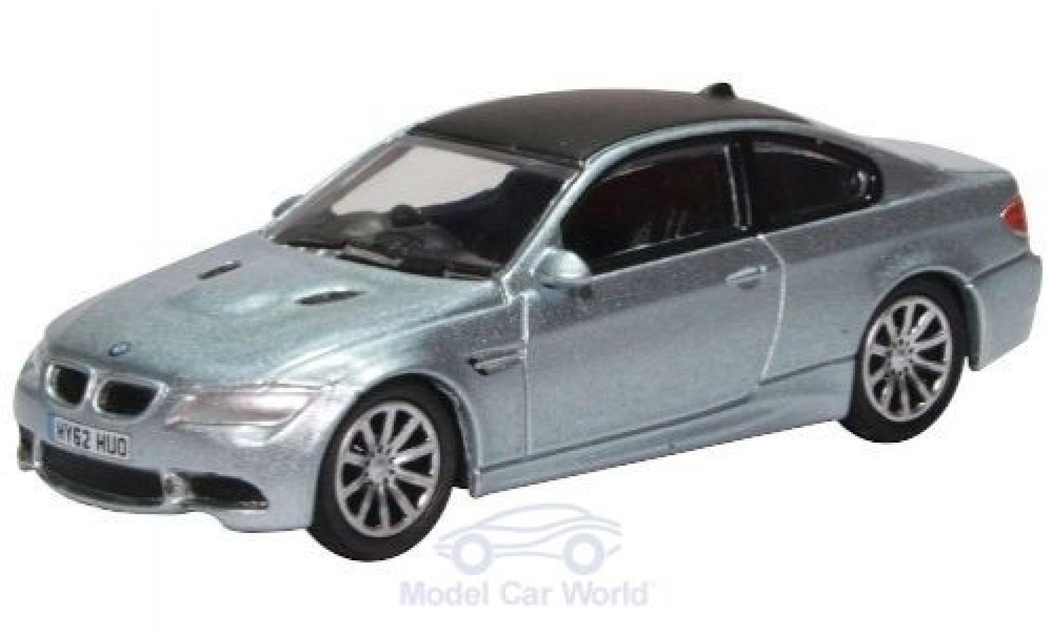 Bmw M3 1/76 Oxford (E92) Coupe metallic blauw modelauto
