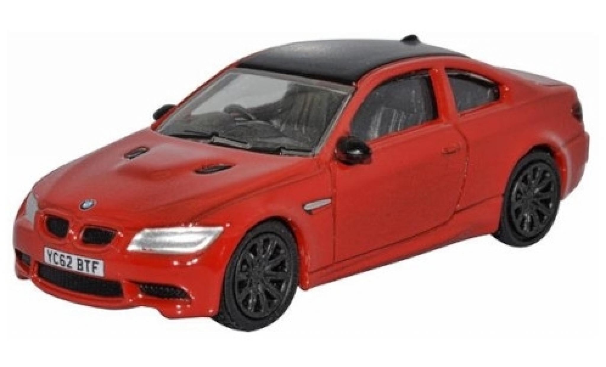 Bmw M3 1/76 Oxford (E92) rood/zwart RHD modelauto