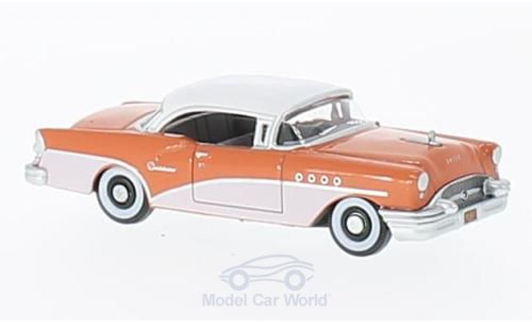 Buick Century 1/87 Oxford roze/wit 1955 modelauto