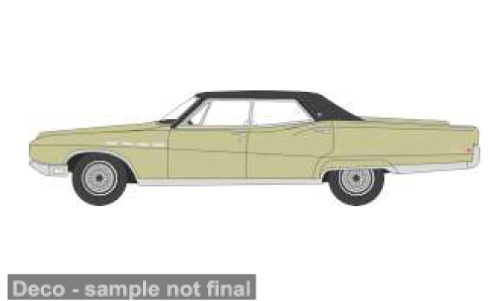 Buick Electra 1/87 Oxford 225 gold/zwart 1968 1:87 modelauto