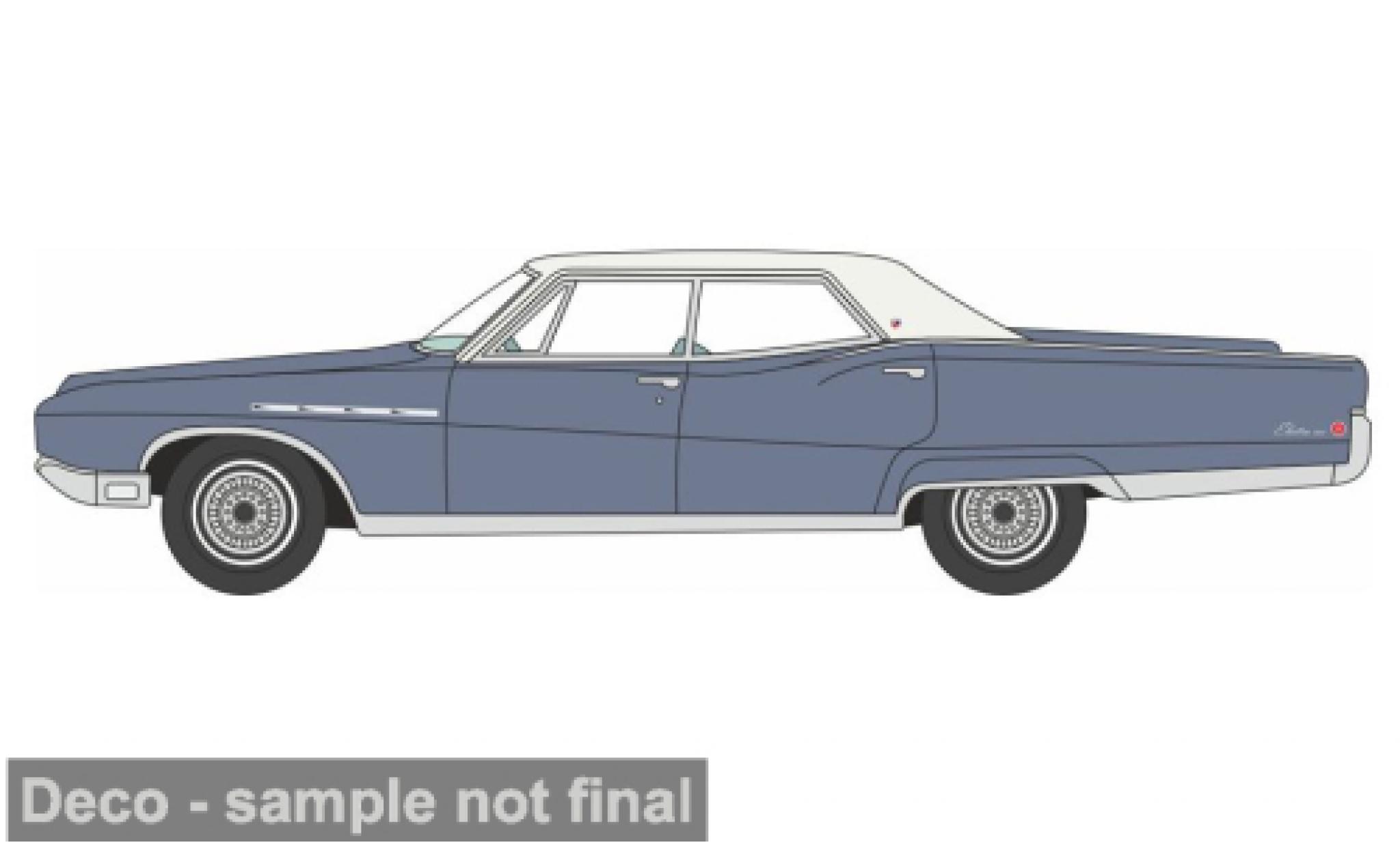 Buick Electra 1/87 Oxford 225 blauw 1968 1:87 modelauto