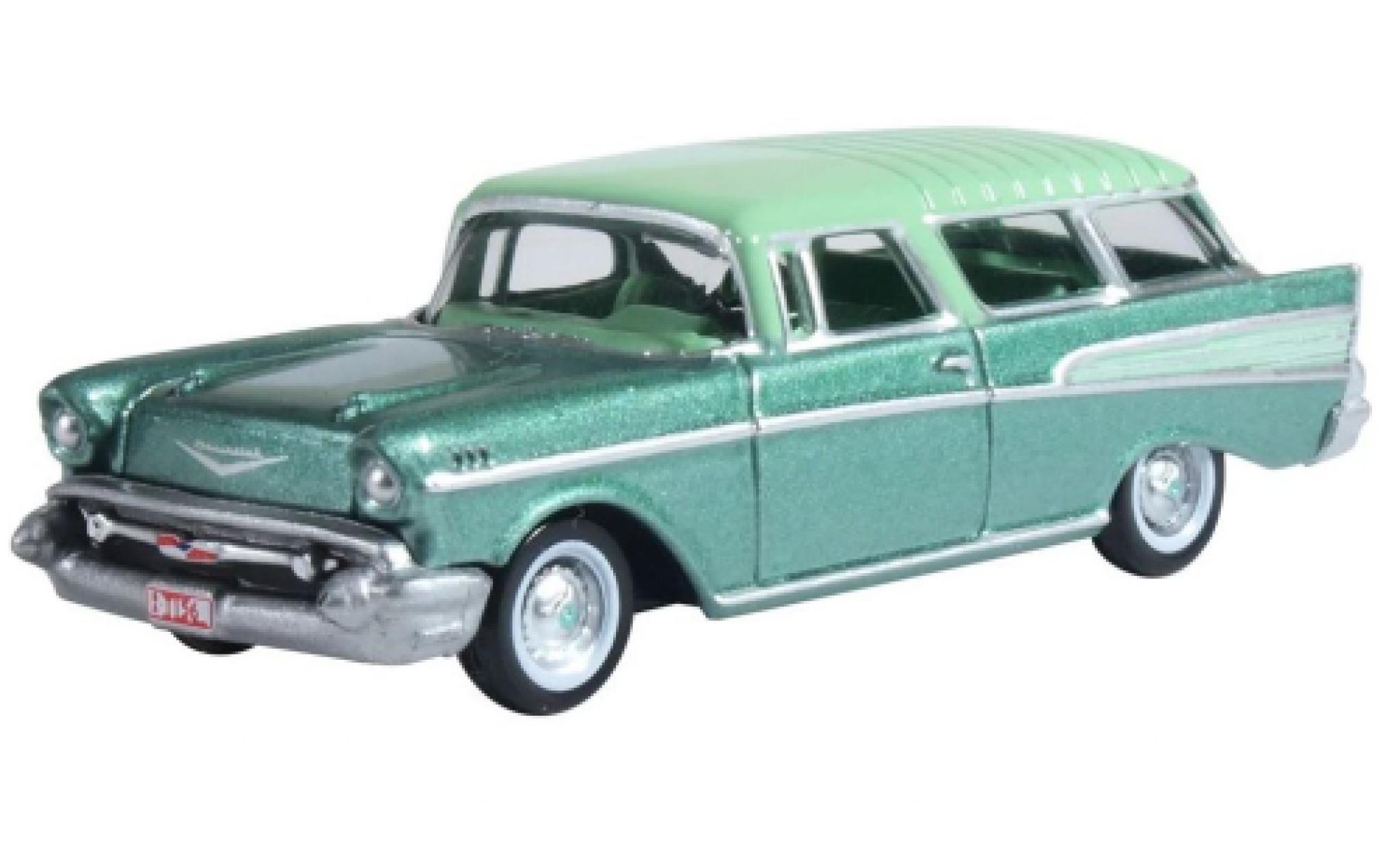 Chevrolet Nomad 1/87 Oxford metallic groen/t&uuml;rkis 1957 modelauto
