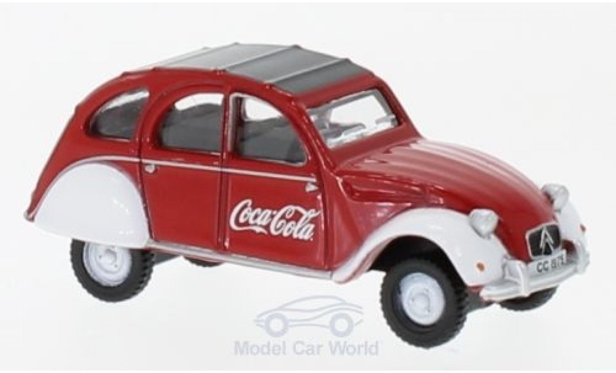 Citroen 2CV 1/76 Oxford RHD Coca Cola modelauto