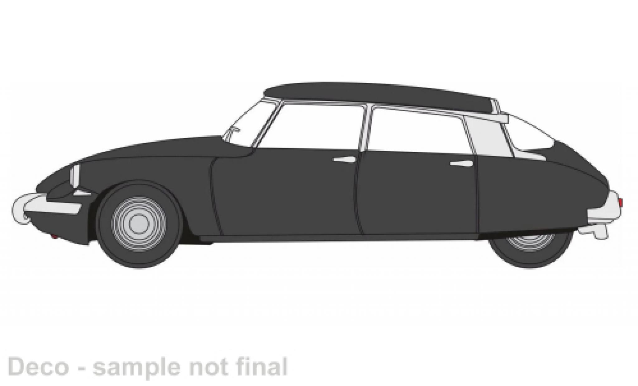 Citroen DS 1/76 Oxford 19 zwart 1:76 modelauto