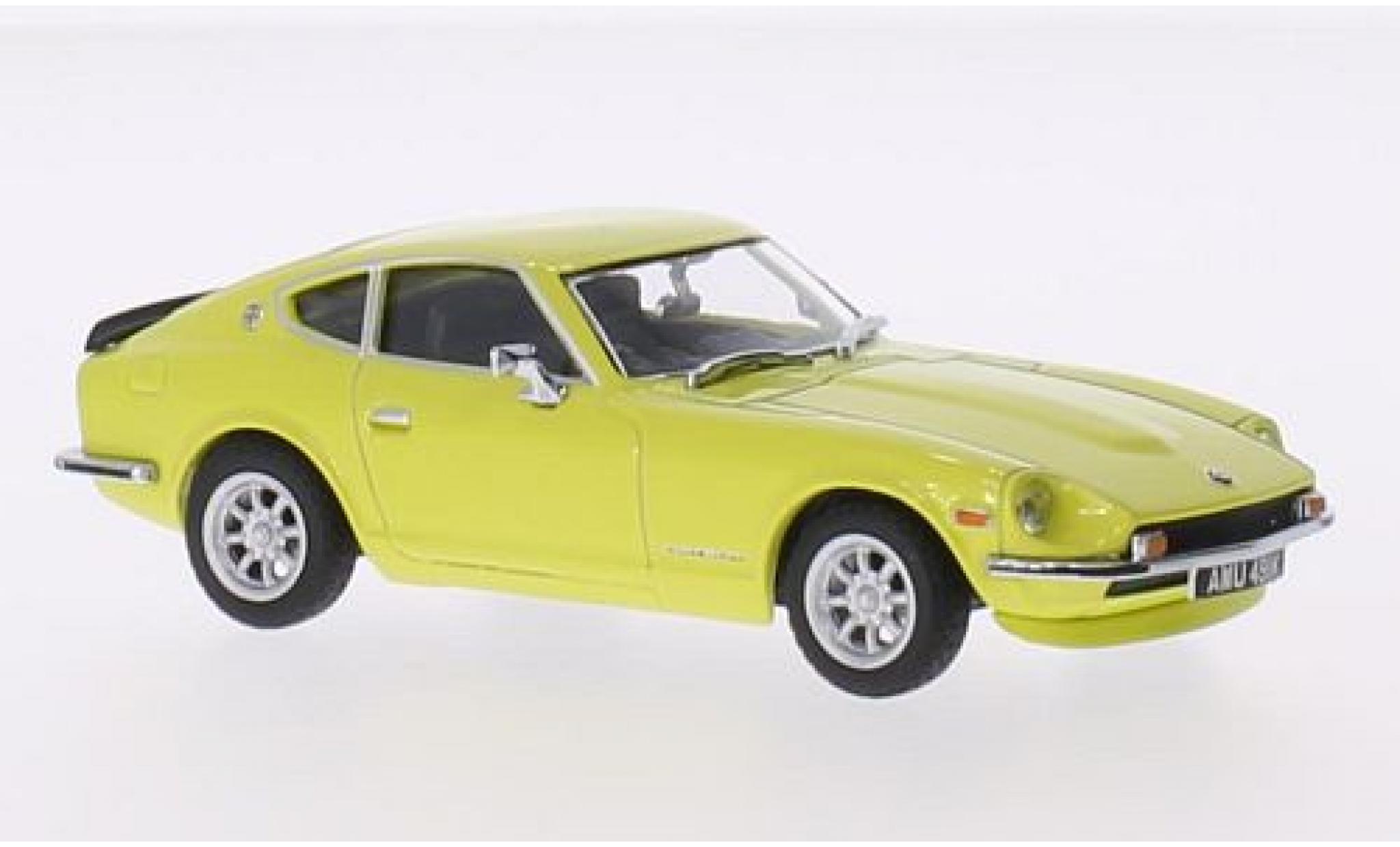 Datsun 240Z 1/43 Oxford geel RHD modelauto