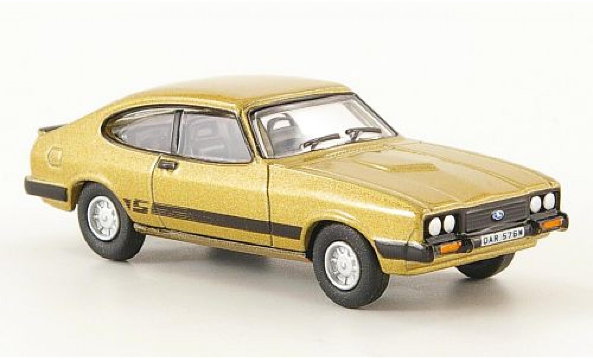 Ford Capri 1/76 Oxford Mk III gold modelauto