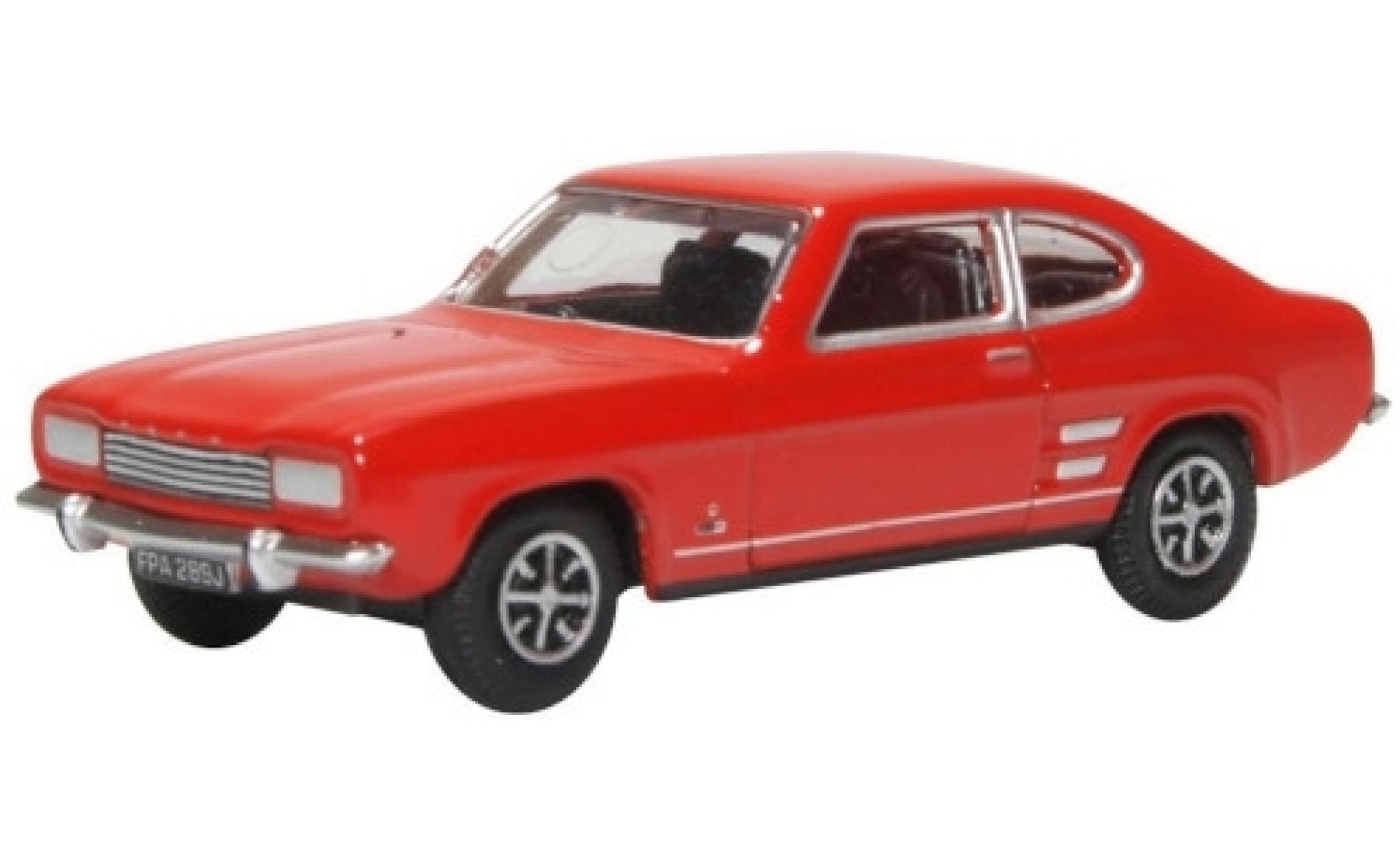 Ford Capri 1/76 Oxford Mk1 rood RHD 1969 modelauto