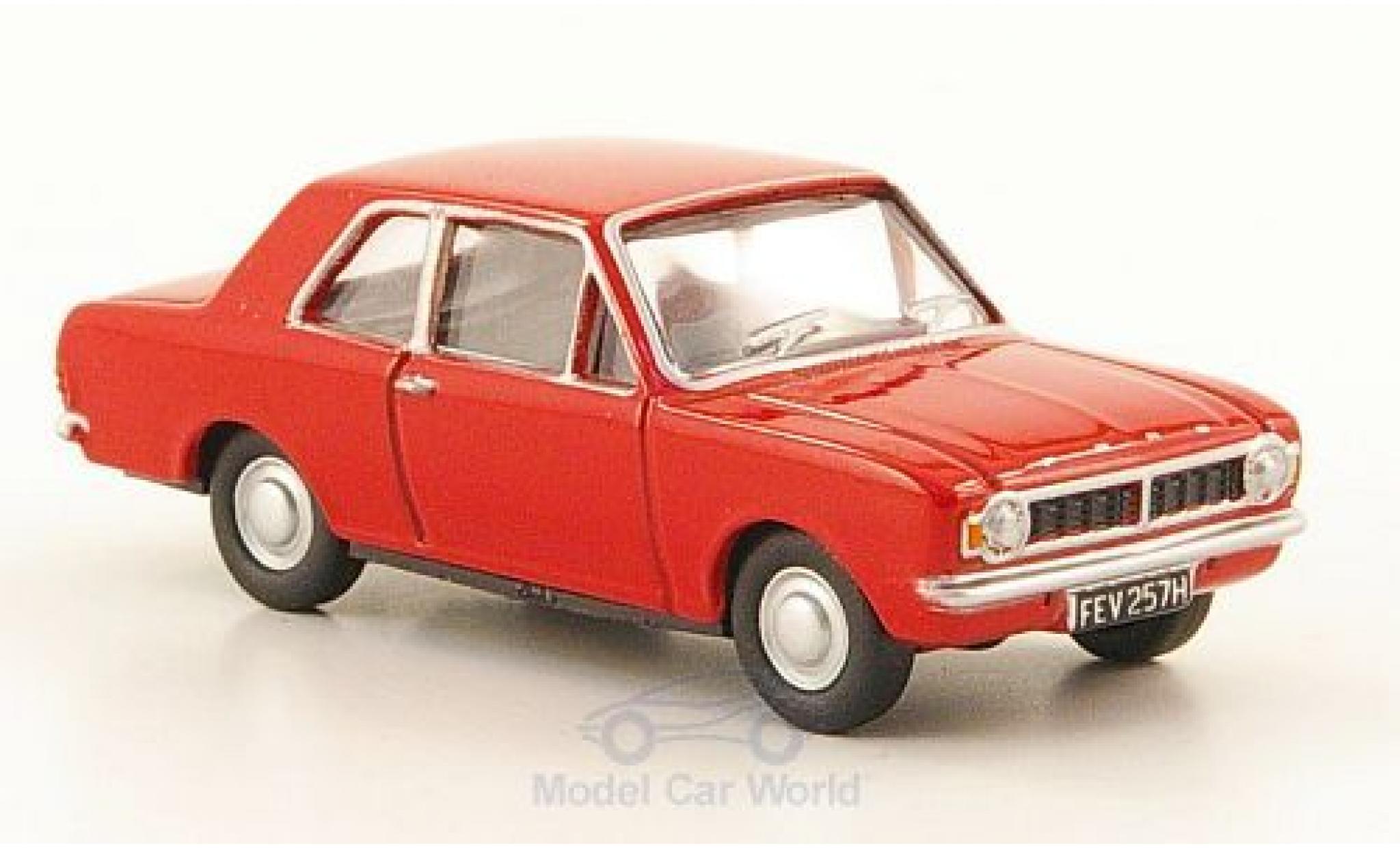Ford Cortina 1/76 Oxford MKII rood modelauto