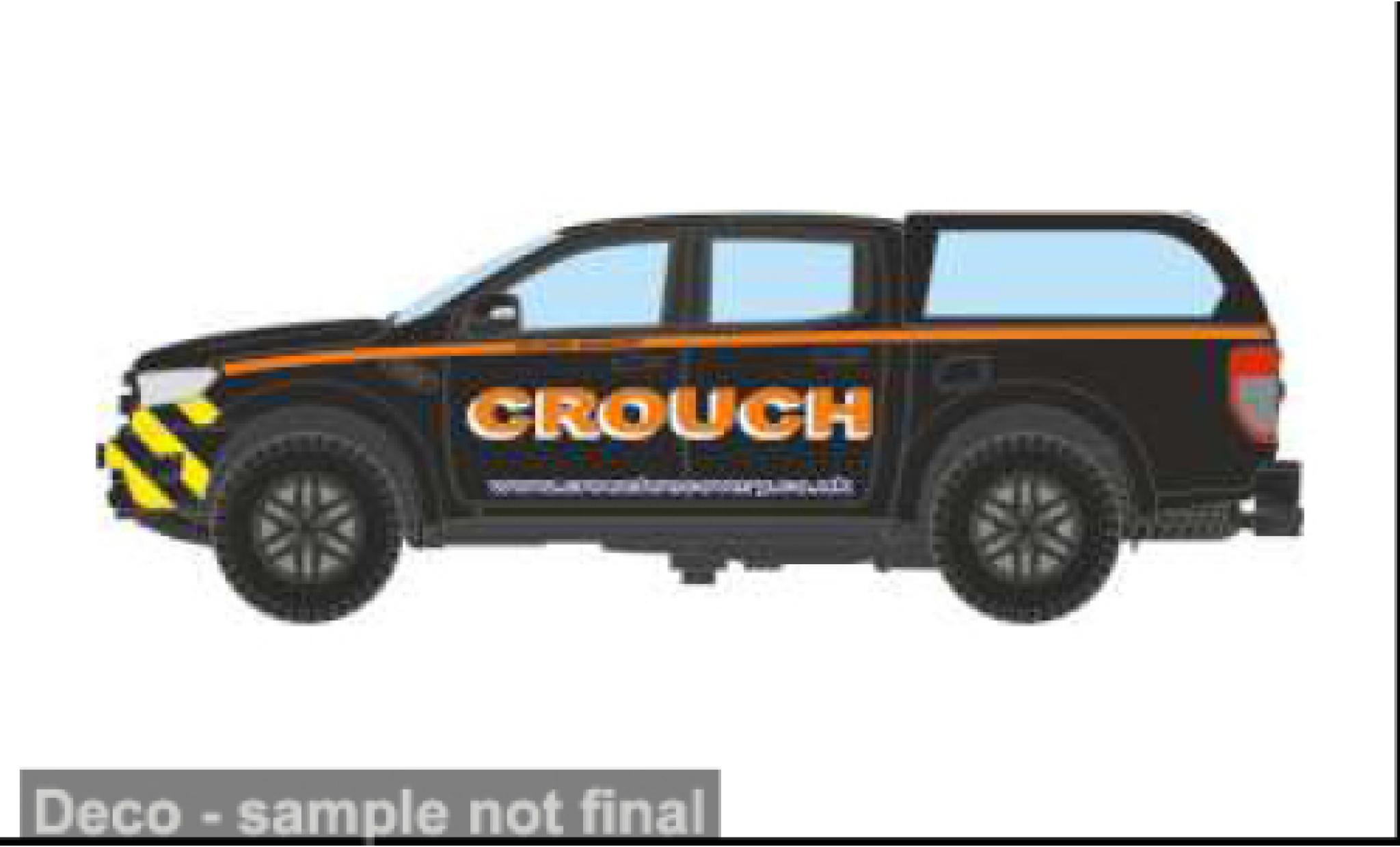 Ford Ranger 1/76 Oxford Hard Back Crouch Recovery 1:76 modelauto