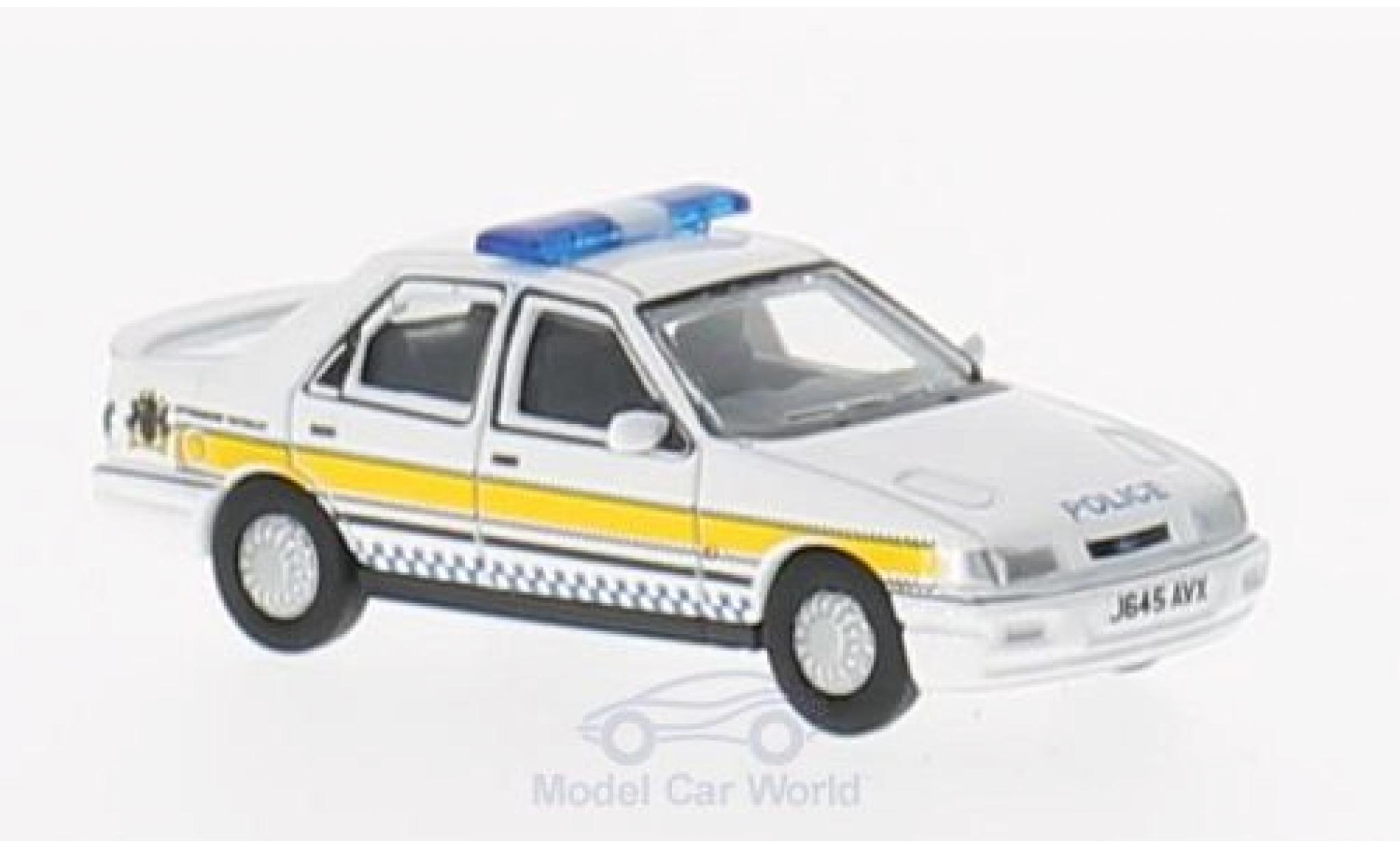Ford Sierra Cosworth 1/76 Oxford RS Cosworth Sapphire RHD Nottinghamshire Politie modelauto