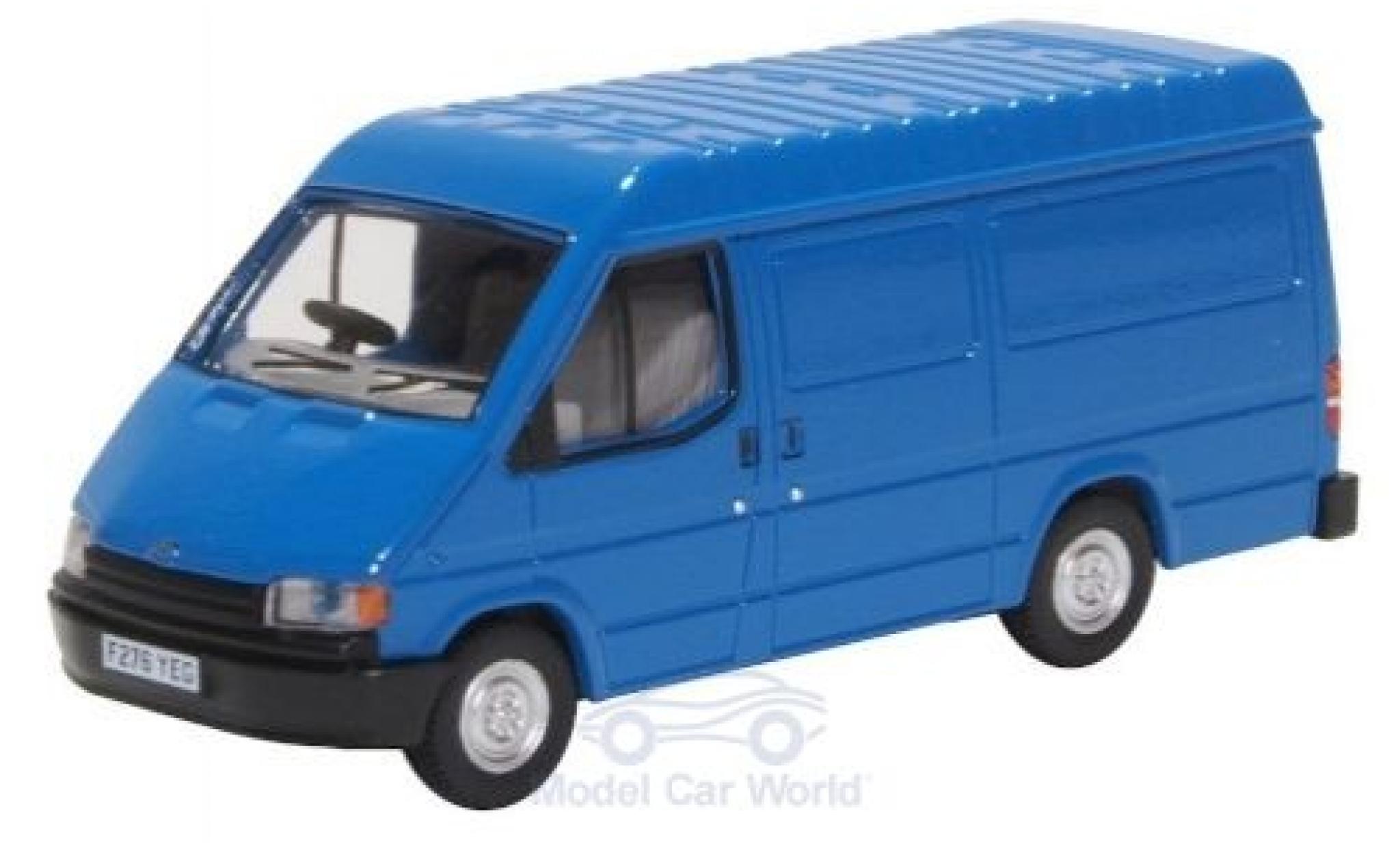 Ford Transit 1/76 Oxford Mk3 blauw RHD modelauto