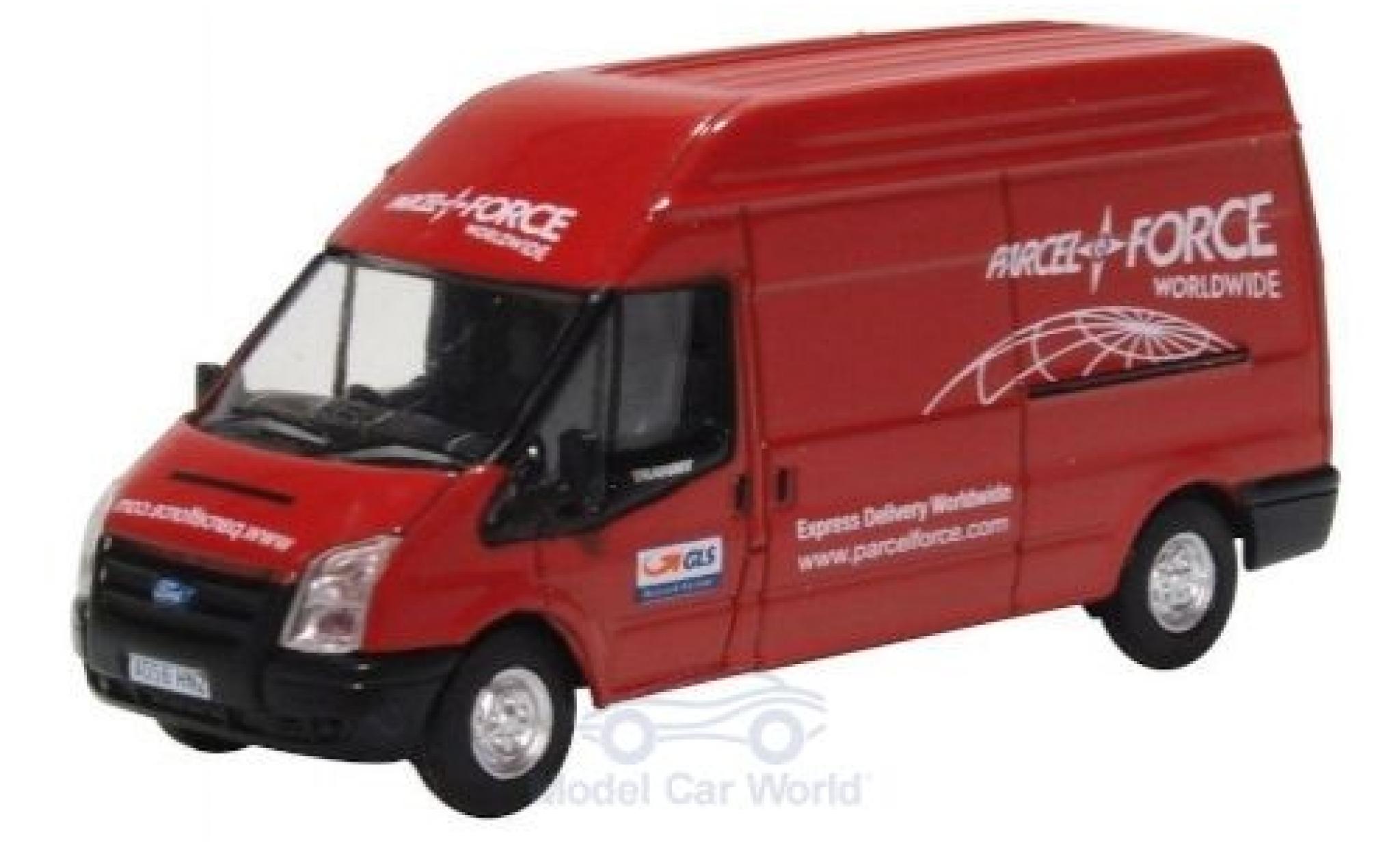 Ford Transit 1/76 Oxford MK5 rood Parcelforce modelauto