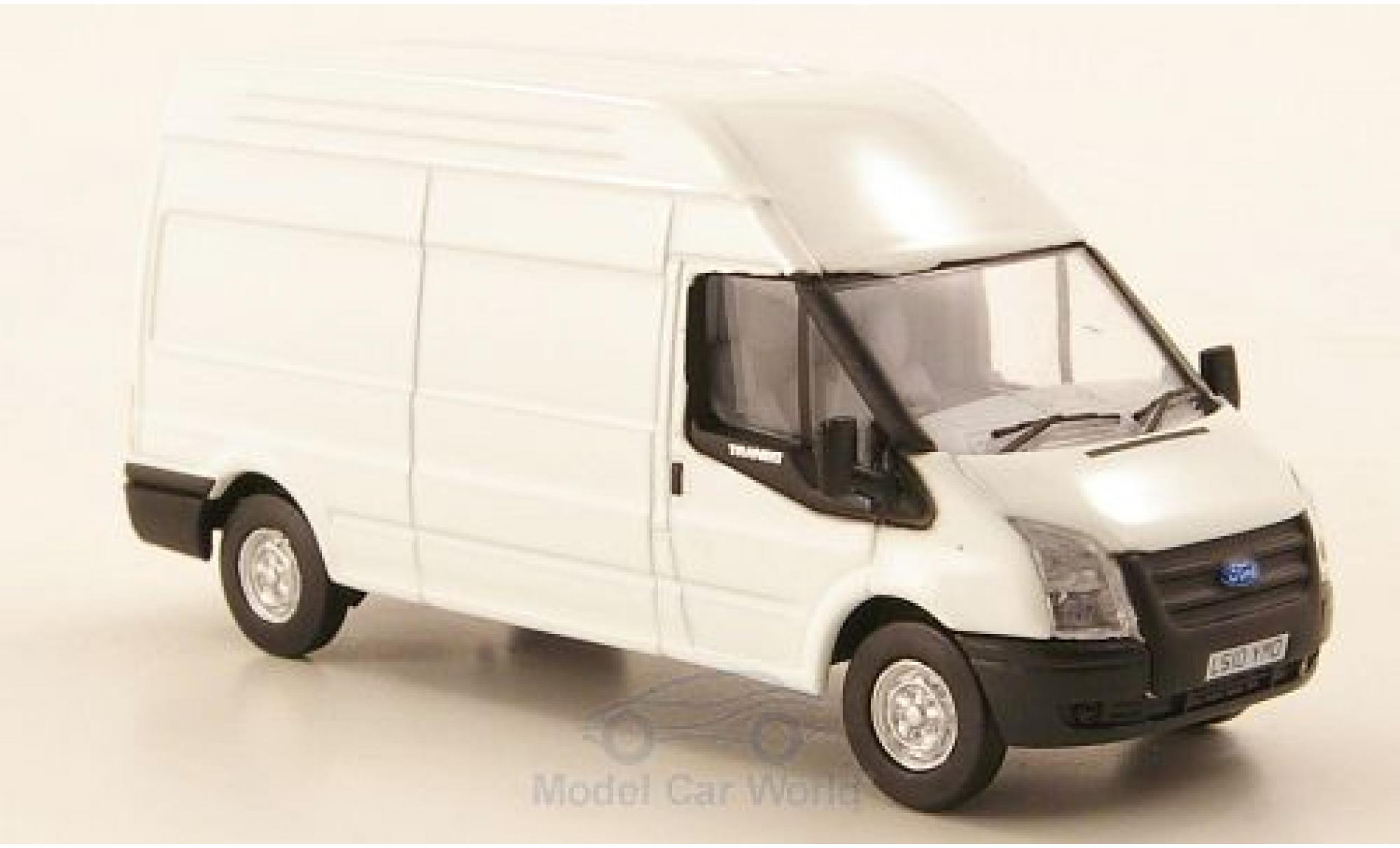 Ford Transit 1/76 Oxford wit 2010 Hochdachkasten modelauto