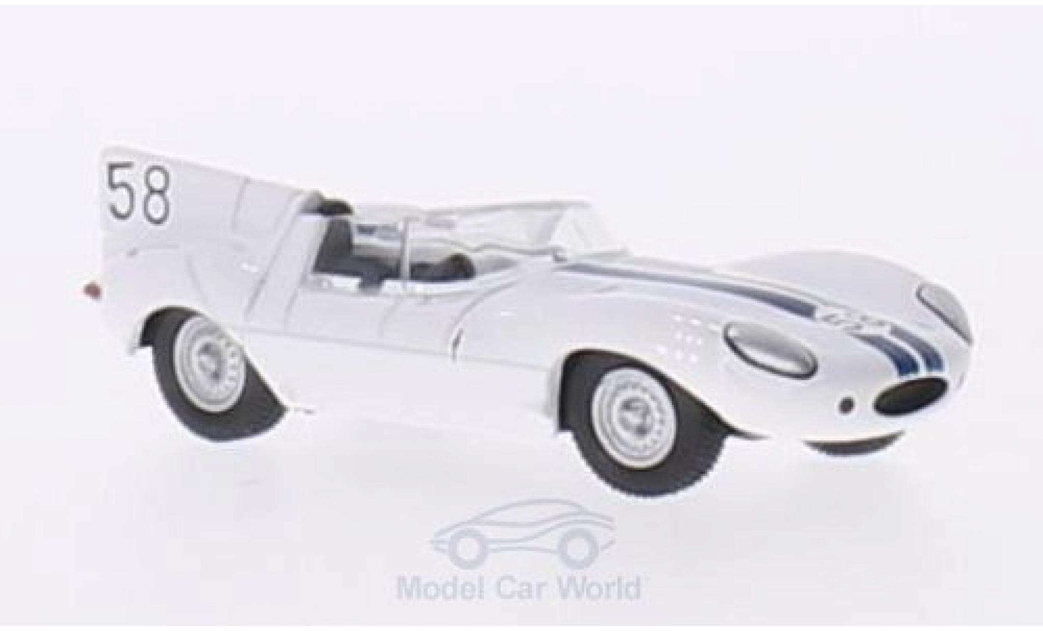 Jaguar D-Type 1/76 Oxford RHD No.58 Lime Rock Park 1957 W.Hansgen modelauto