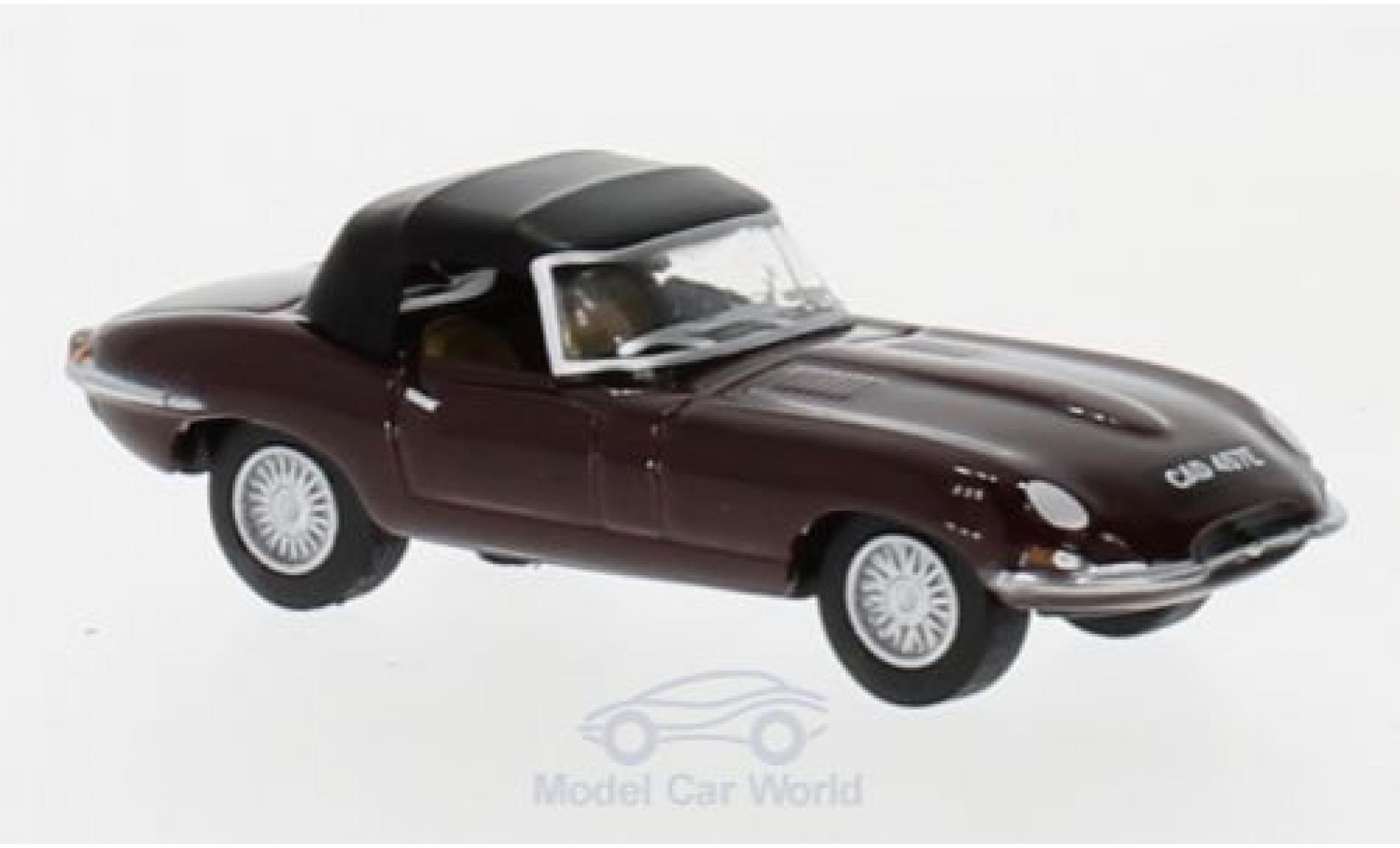 Jaguar E-Type 1/76 Oxford Cabriolet rood modelauto