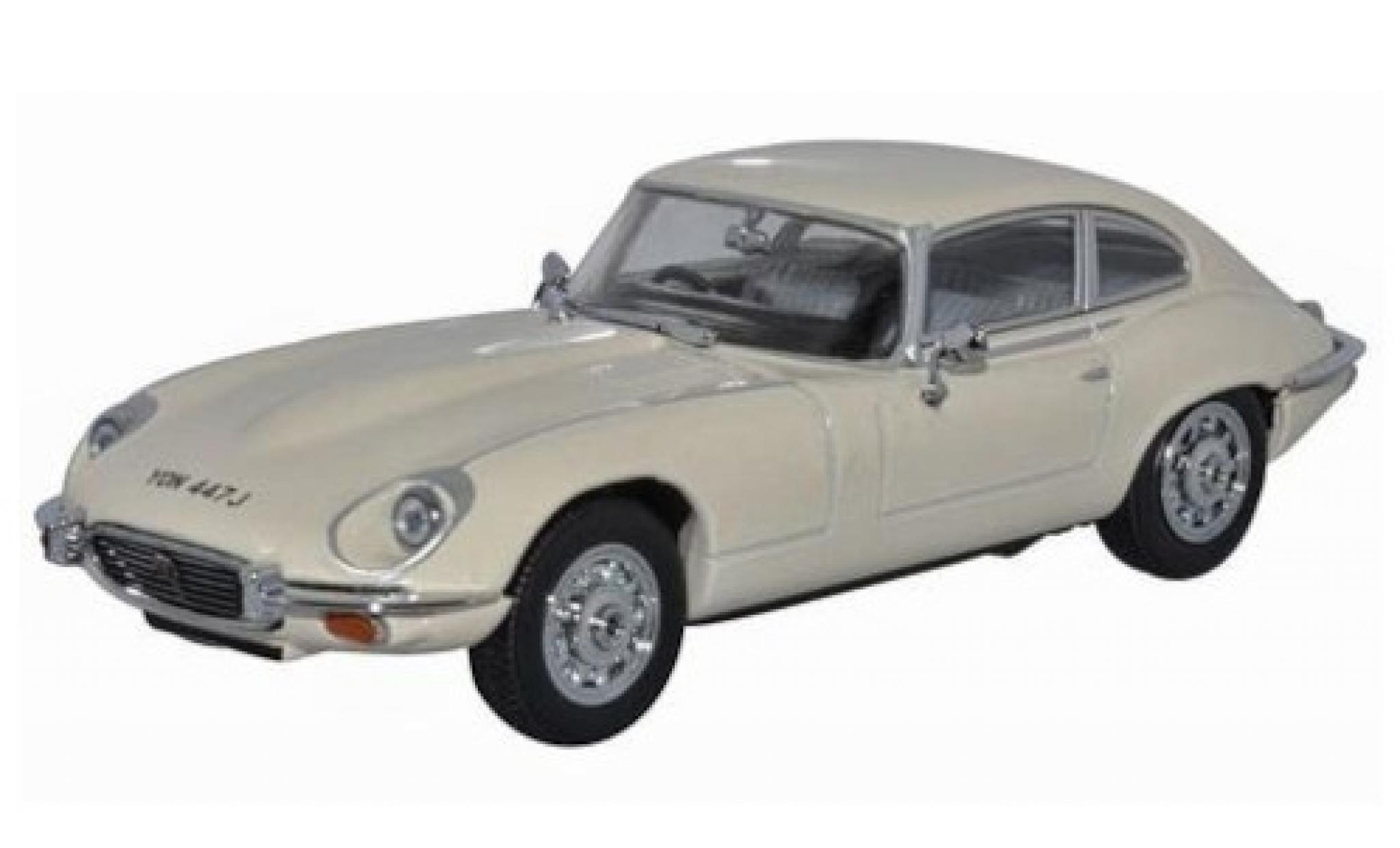 Jaguar E-Type 1/43 Oxford Coupe V12 beige RHD modelauto