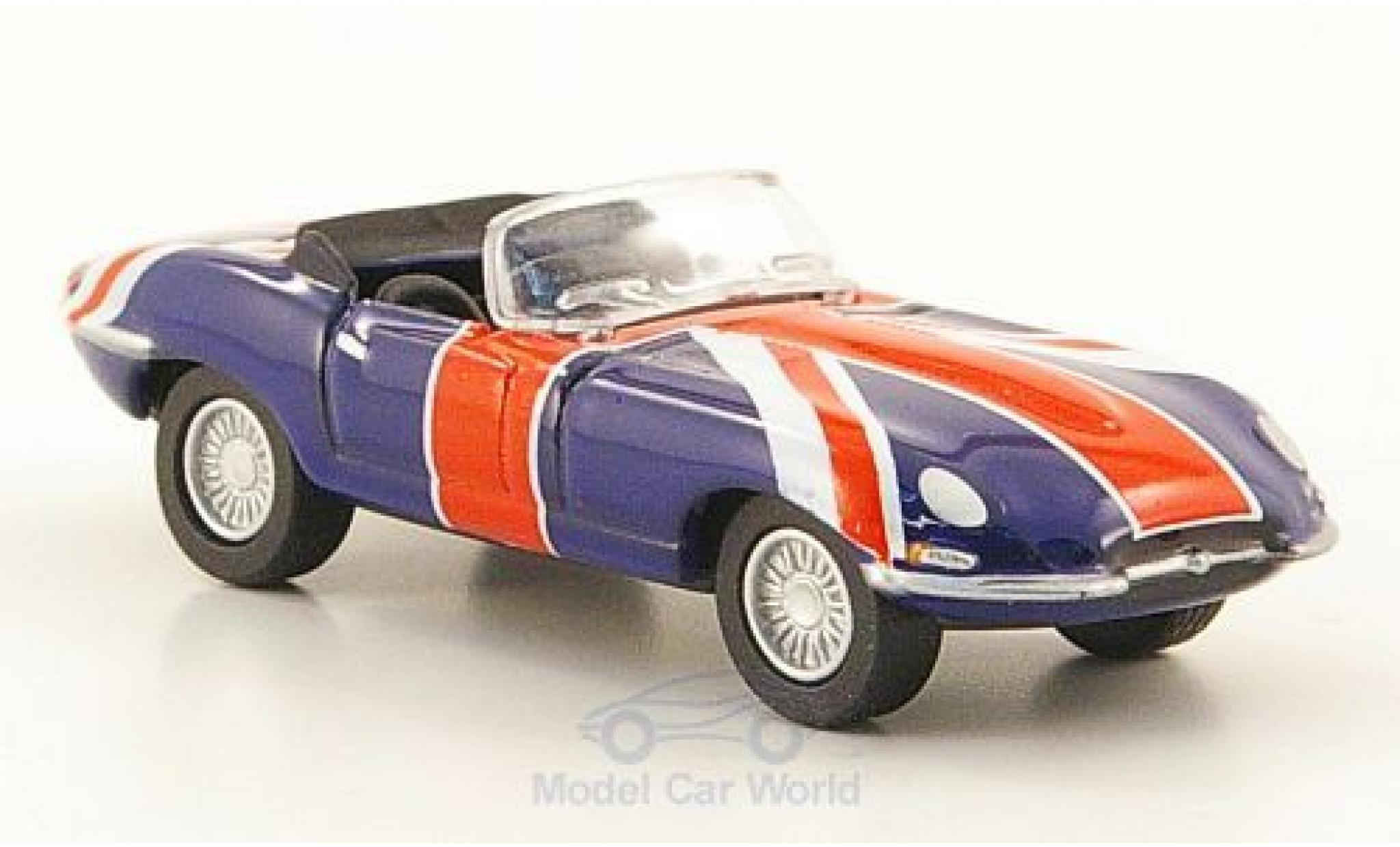 Jaguar E-Type 1/76 Oxford Union Jack Austin Powers modelauto