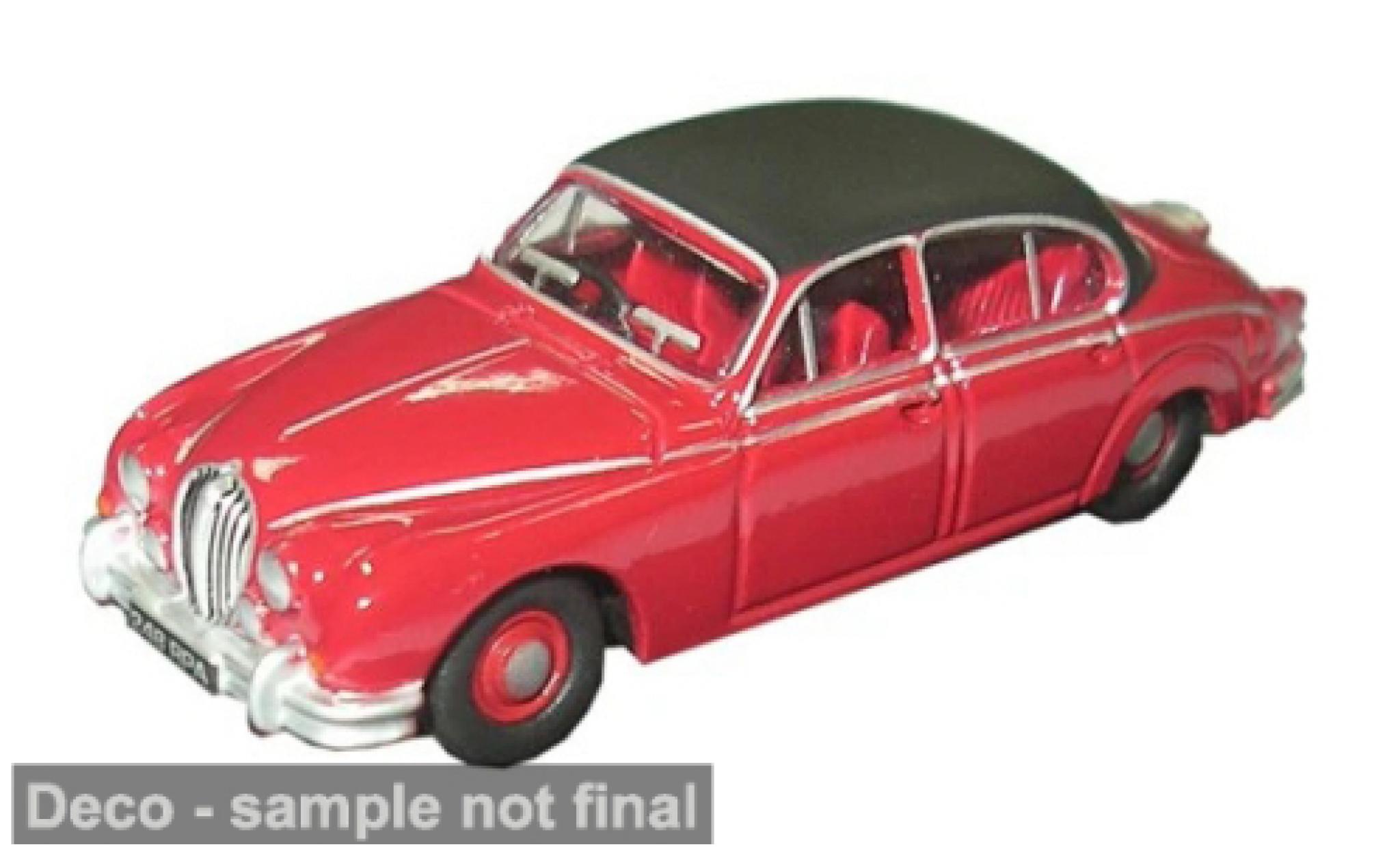 Jaguar MK 1/76 Oxford II rood/zwart 1967 1:76 modelauto