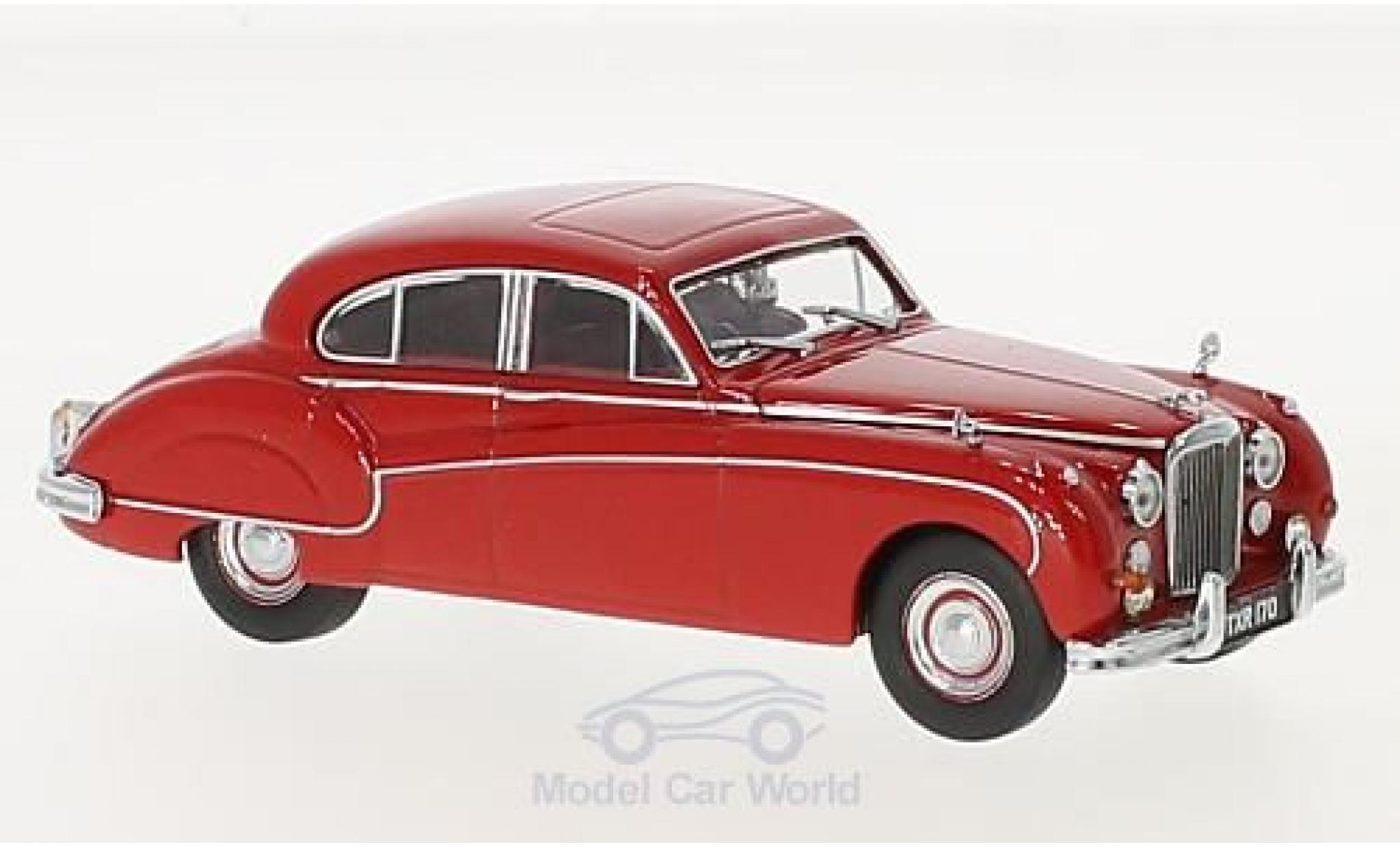 Jaguar MK 1/43 Oxford VIII rood RHD modelauto