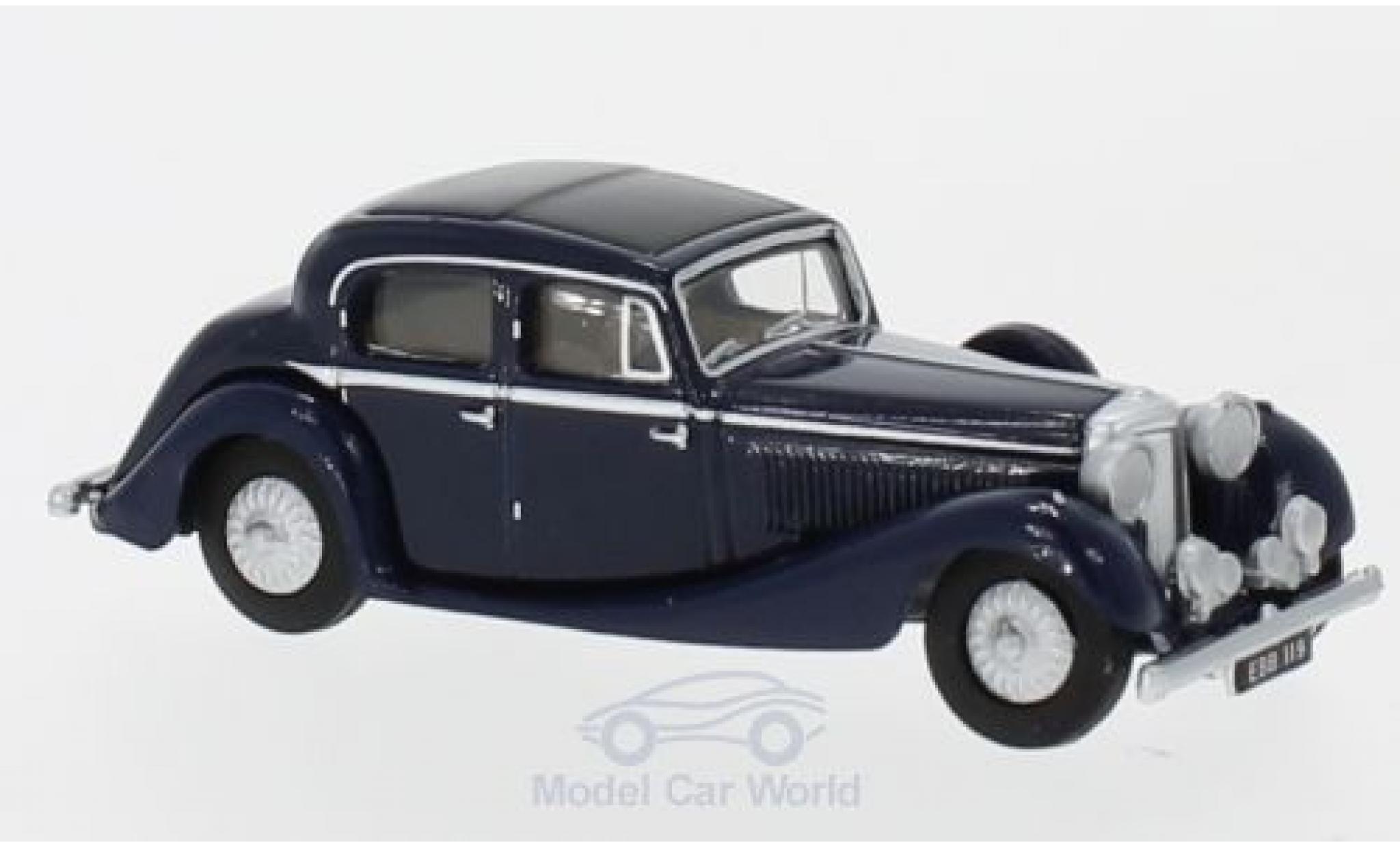 Jaguar SS 1/76 Oxford 2.5 Litre blauw modelauto