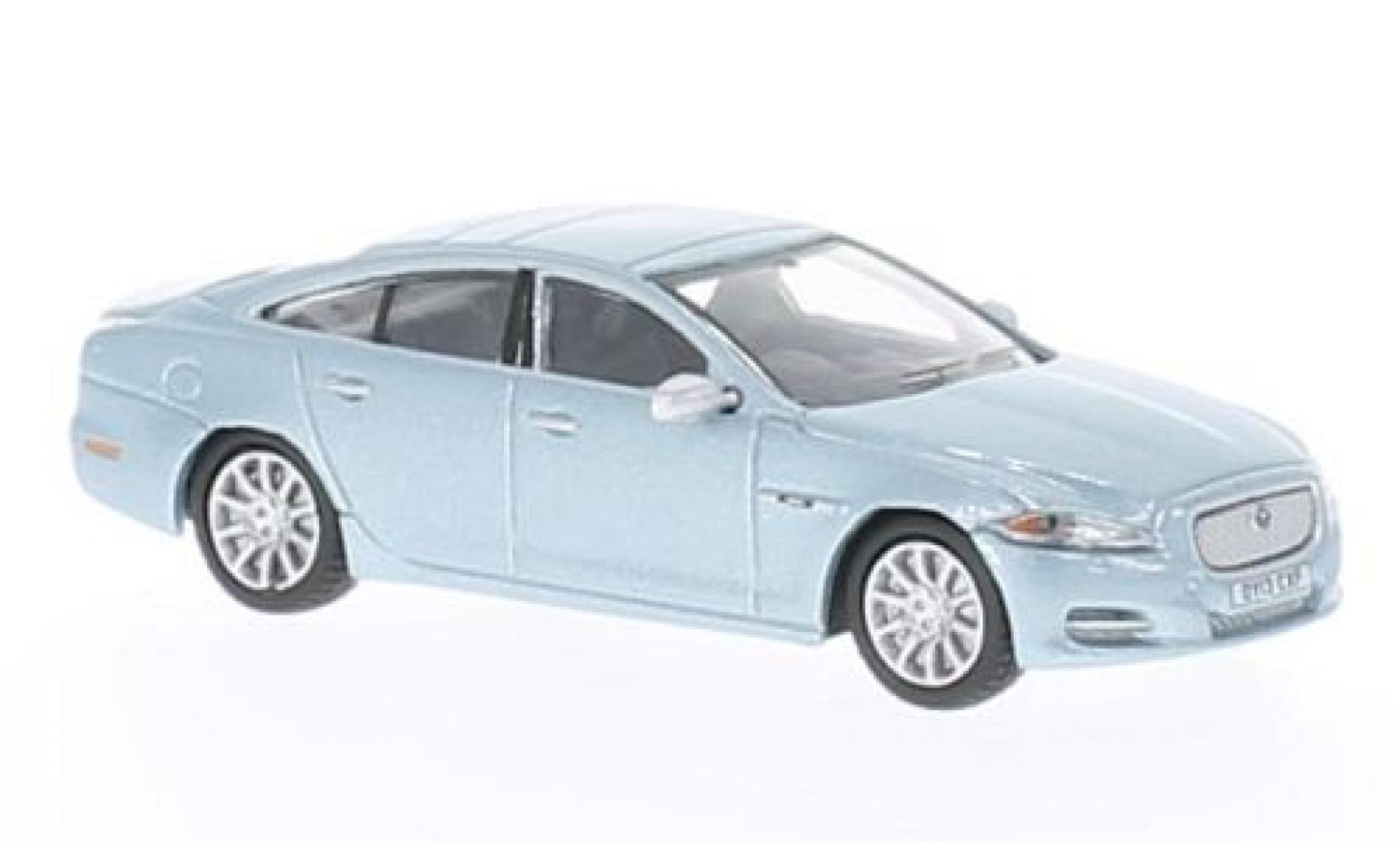 Jaguar XJ 1/76 Oxford metallic blauw modelauto