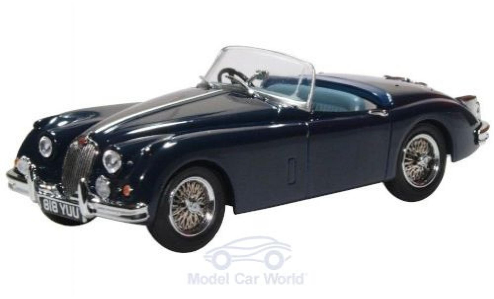 Jaguar XK 1/43 Oxford 150 Roadster blauw RHD modelauto