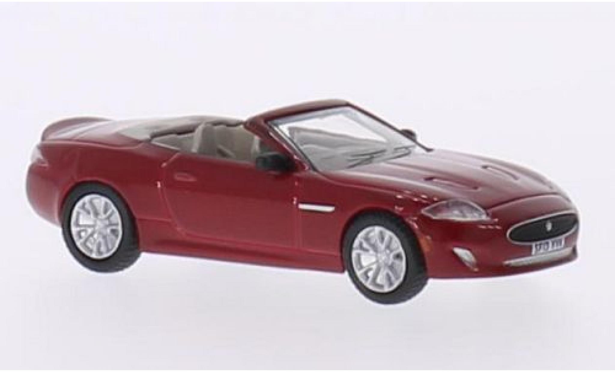 Jaguar XK 1/76 Oxford Cabriolet rood RHD modelauto