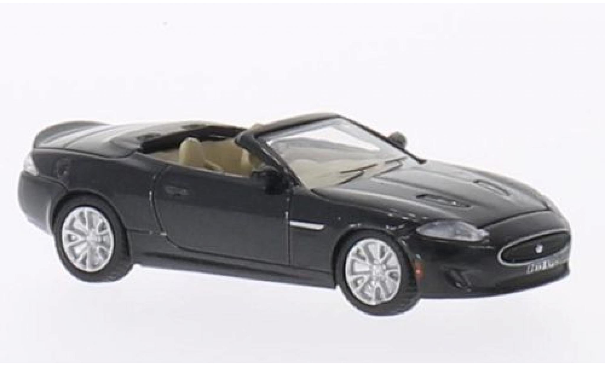 Jaguar XK 1/76 Oxford Cabriolet zwart RHD modelauto