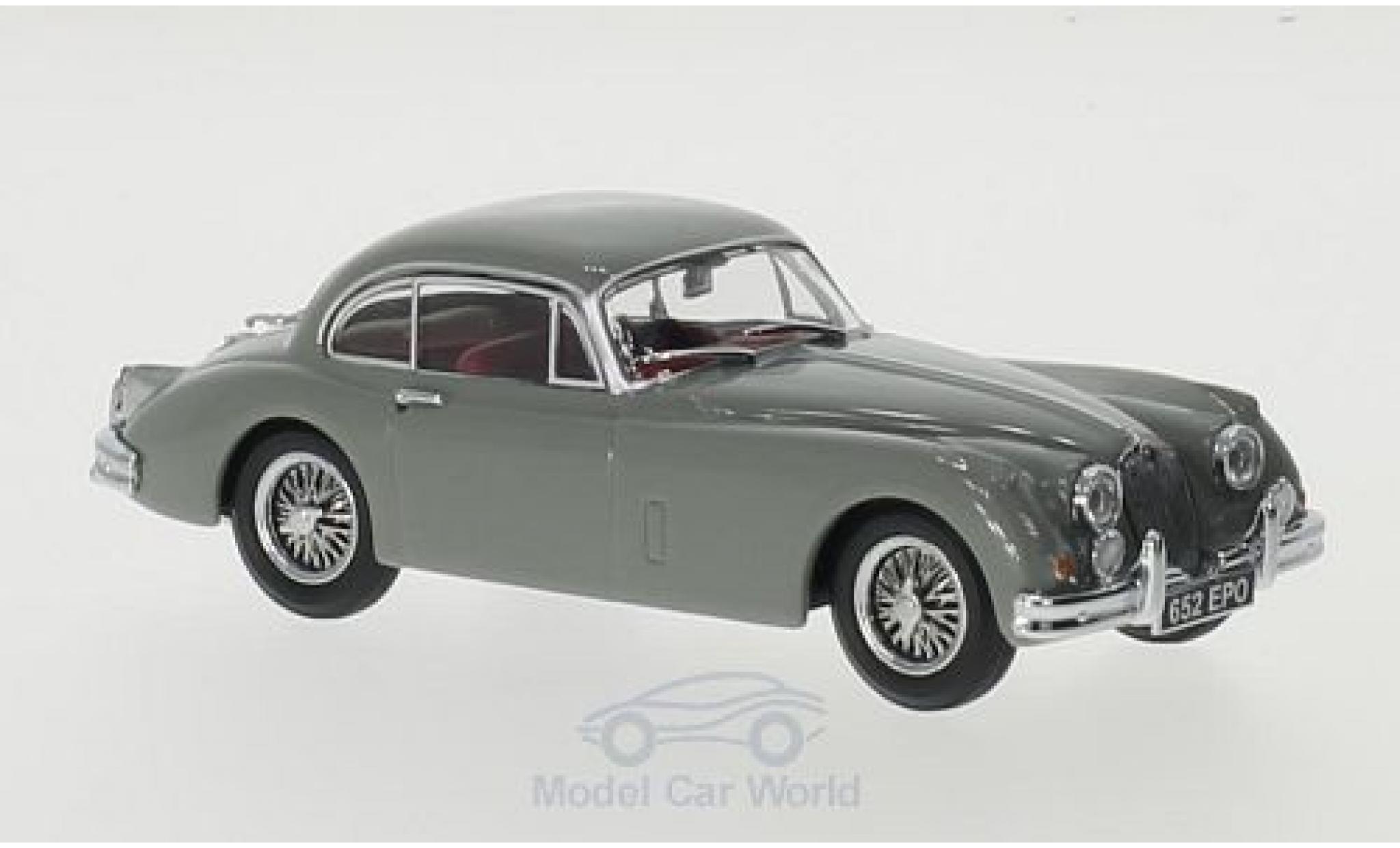 Jaguar XK coupe 1/43 Oxford 150 Coupe grijs RHD modelauto