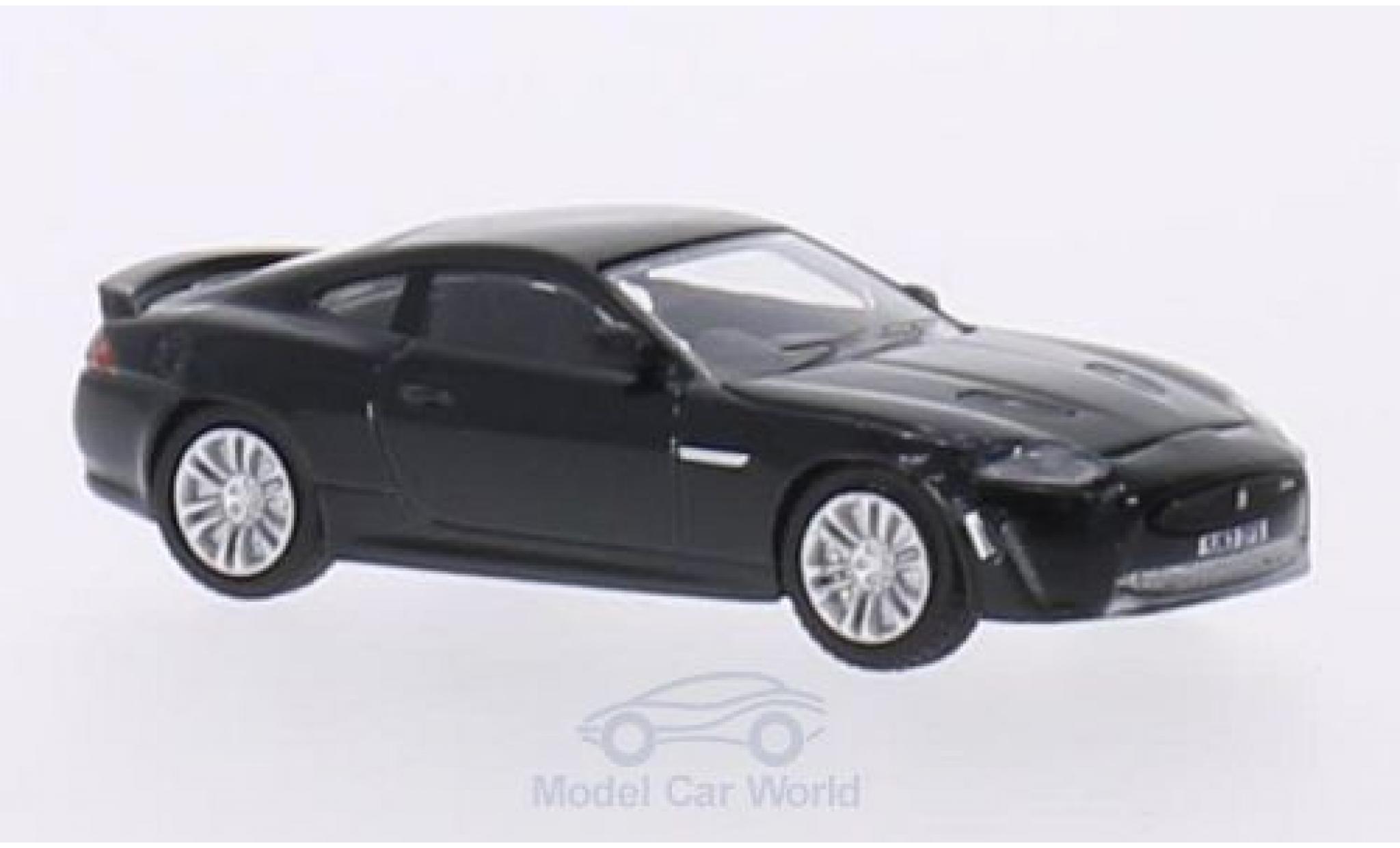 Jaguar XKR S 1/76 Oxford -S metallic zwart RHD modelauto