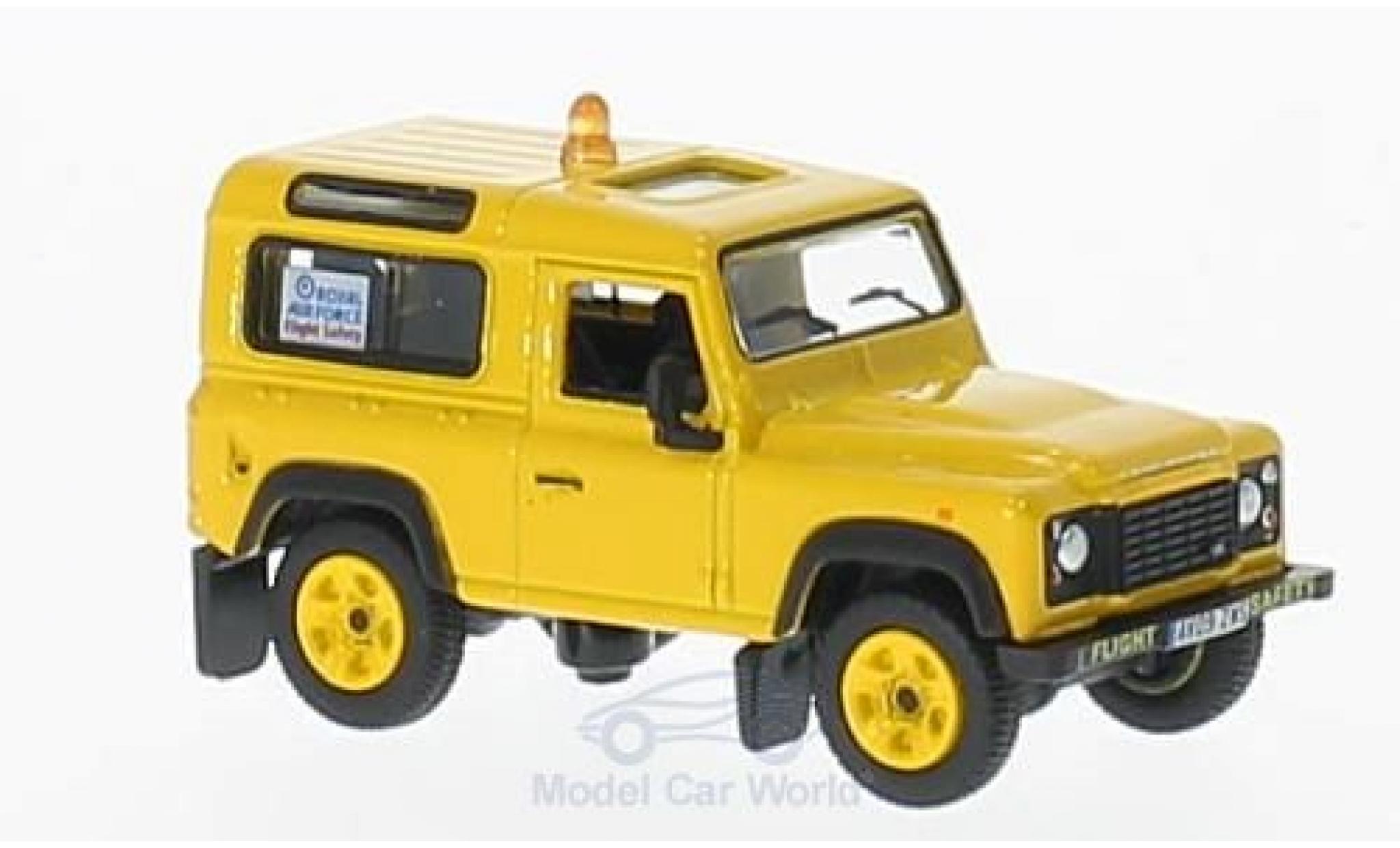 Land Rover Defender 1/76 Oxford 90 RAF Flight Safety modelauto