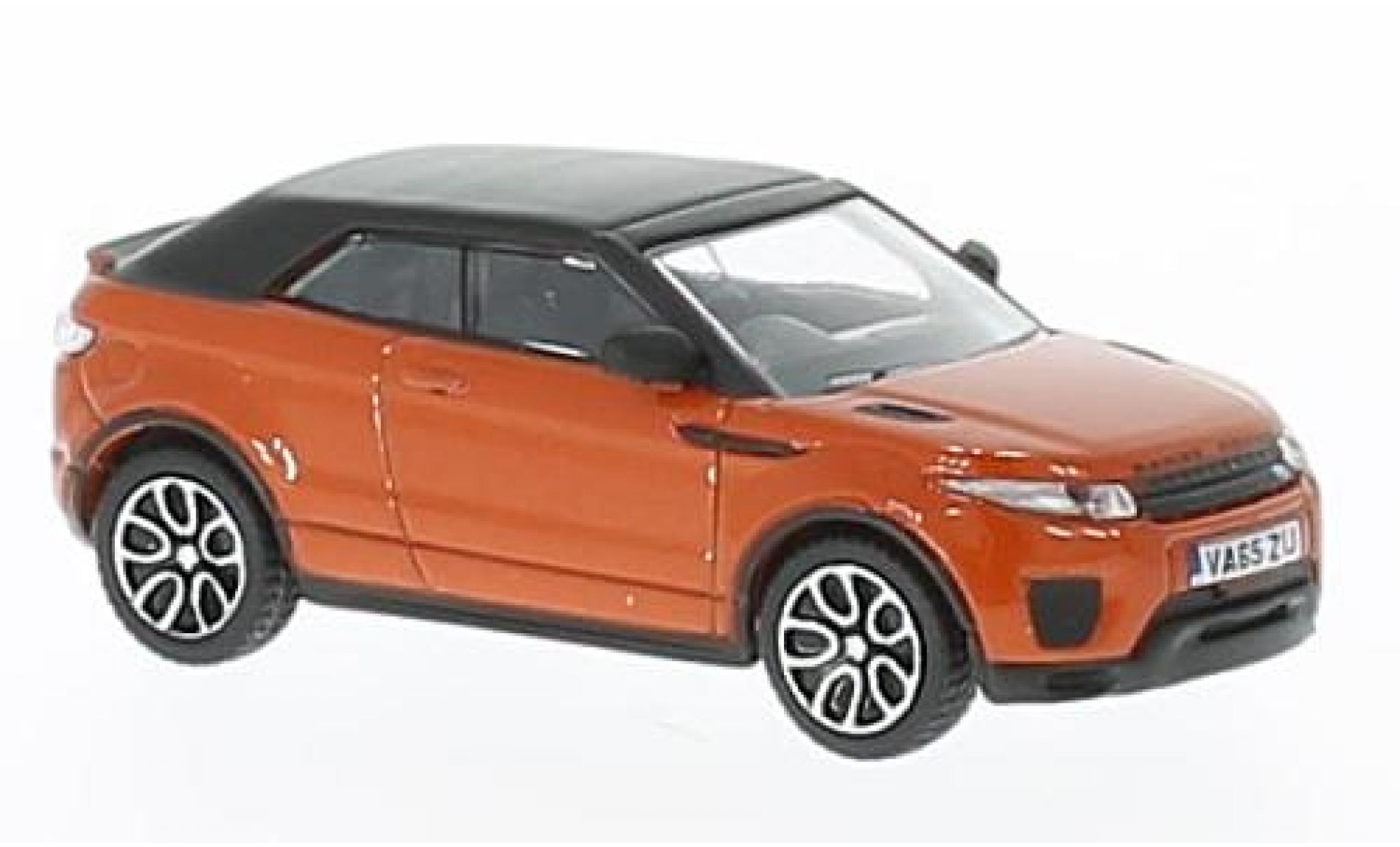 Land Rover Range Rover 1/76 Oxford Evoque Cabriolet oranje RHD modelauto
