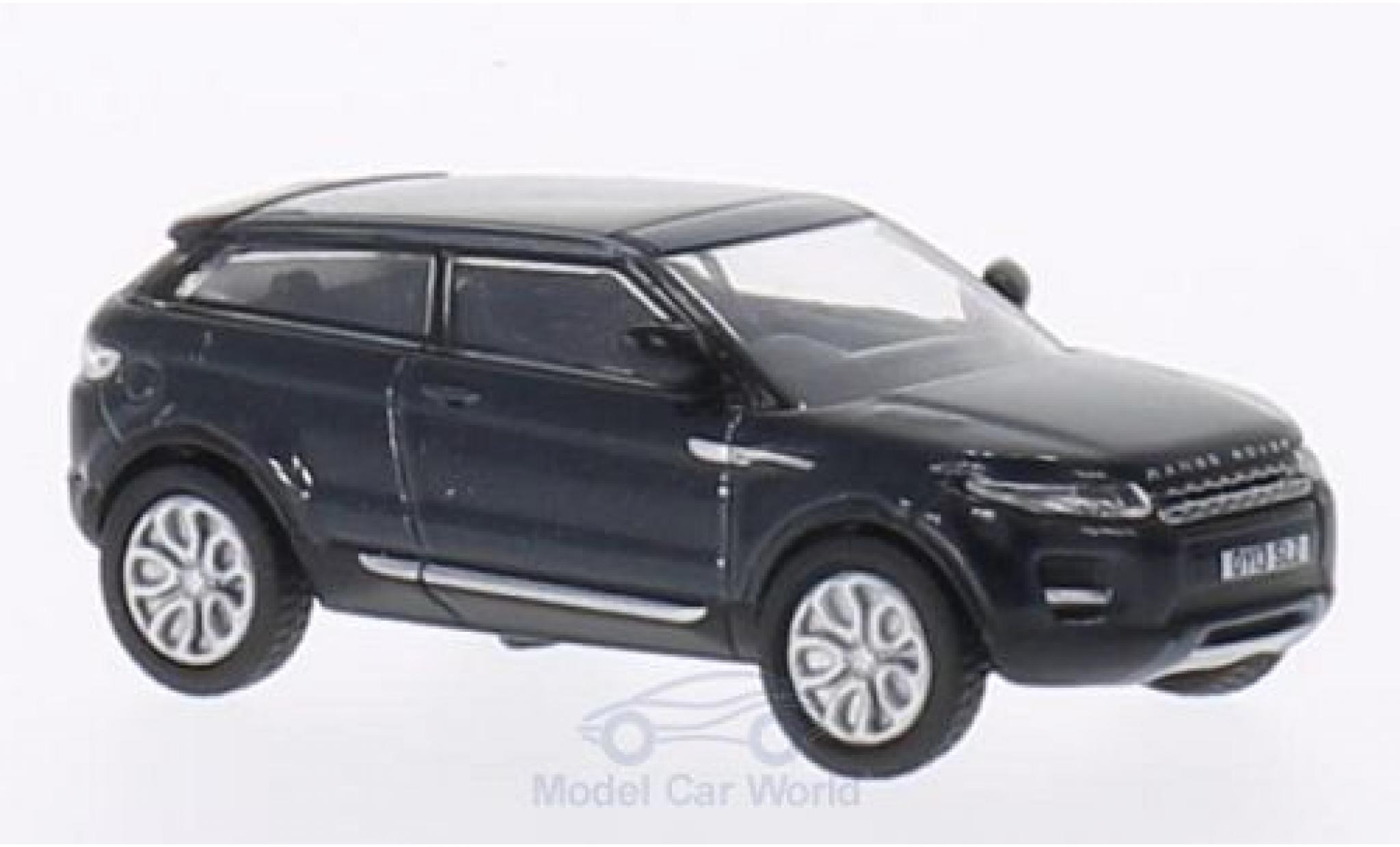 Land Rover Range Rover 1/76 Oxford Evoque metallic blauw RHD 3-T&uuml;rer modelauto