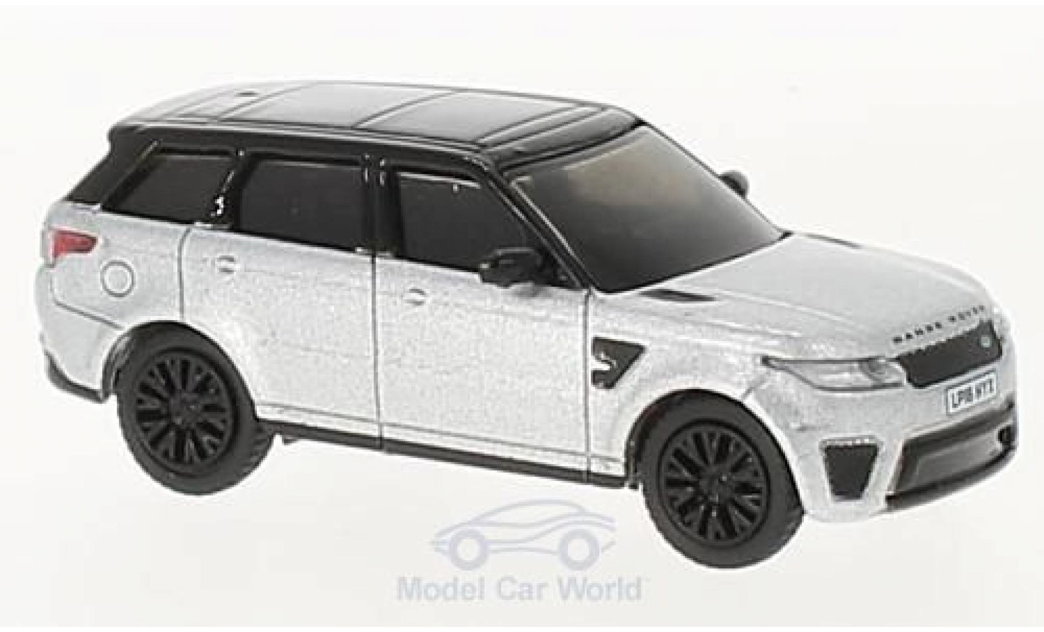 Land Rover Range Rover 1/76 Oxford Sport SVR metallic grijs/zwart modelauto